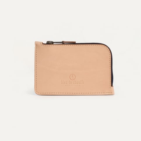 Porte monnaie zippé Pognon - Naturel