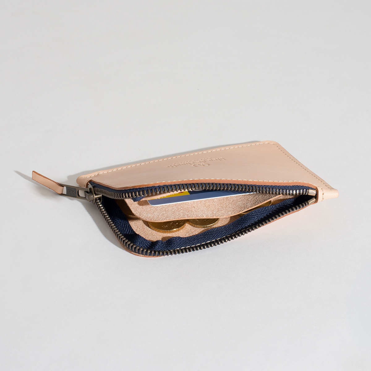 Pognon zippered purse  / L - Natural (image n°3)
