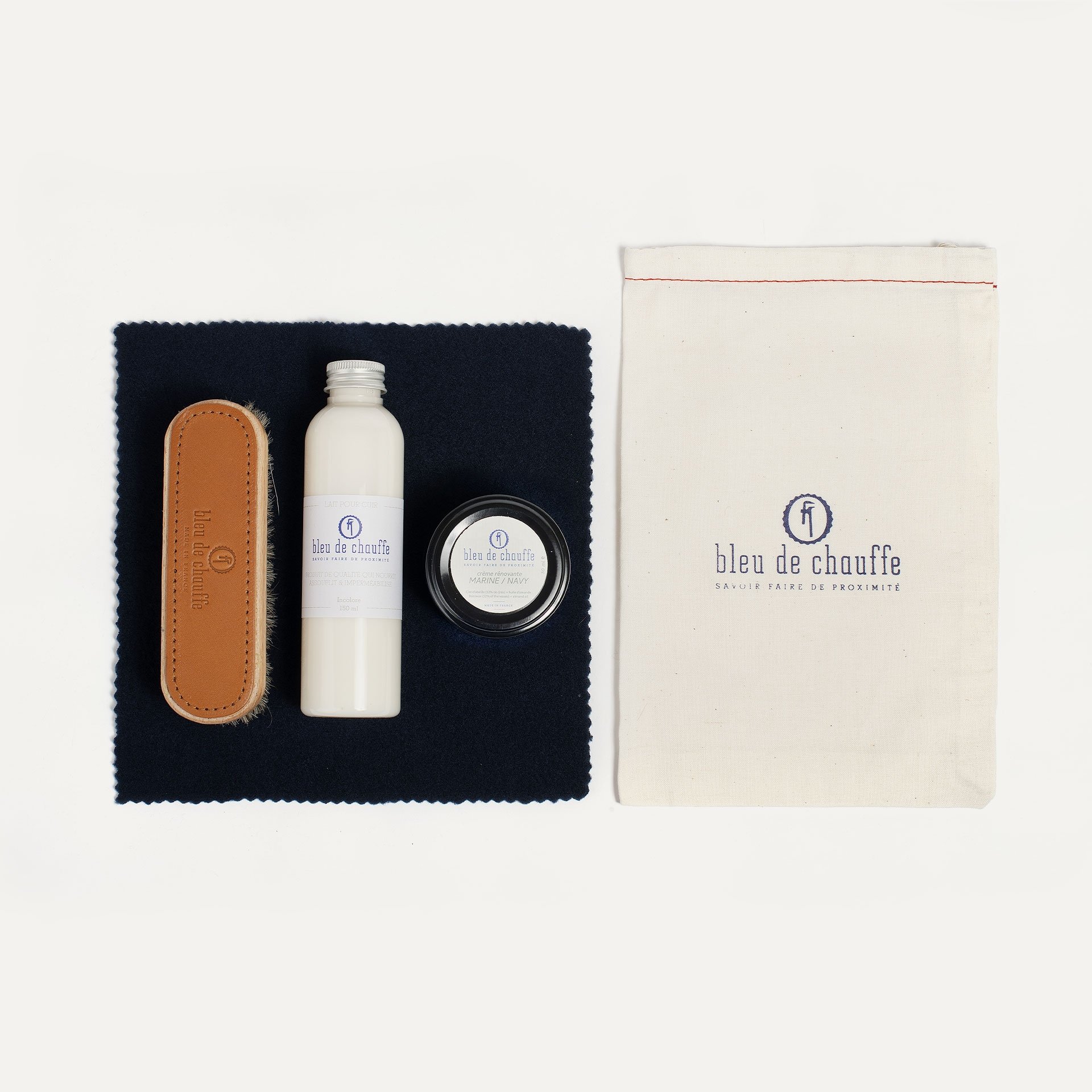 Complete Bag care kit  - Navy Blue (image n°1)