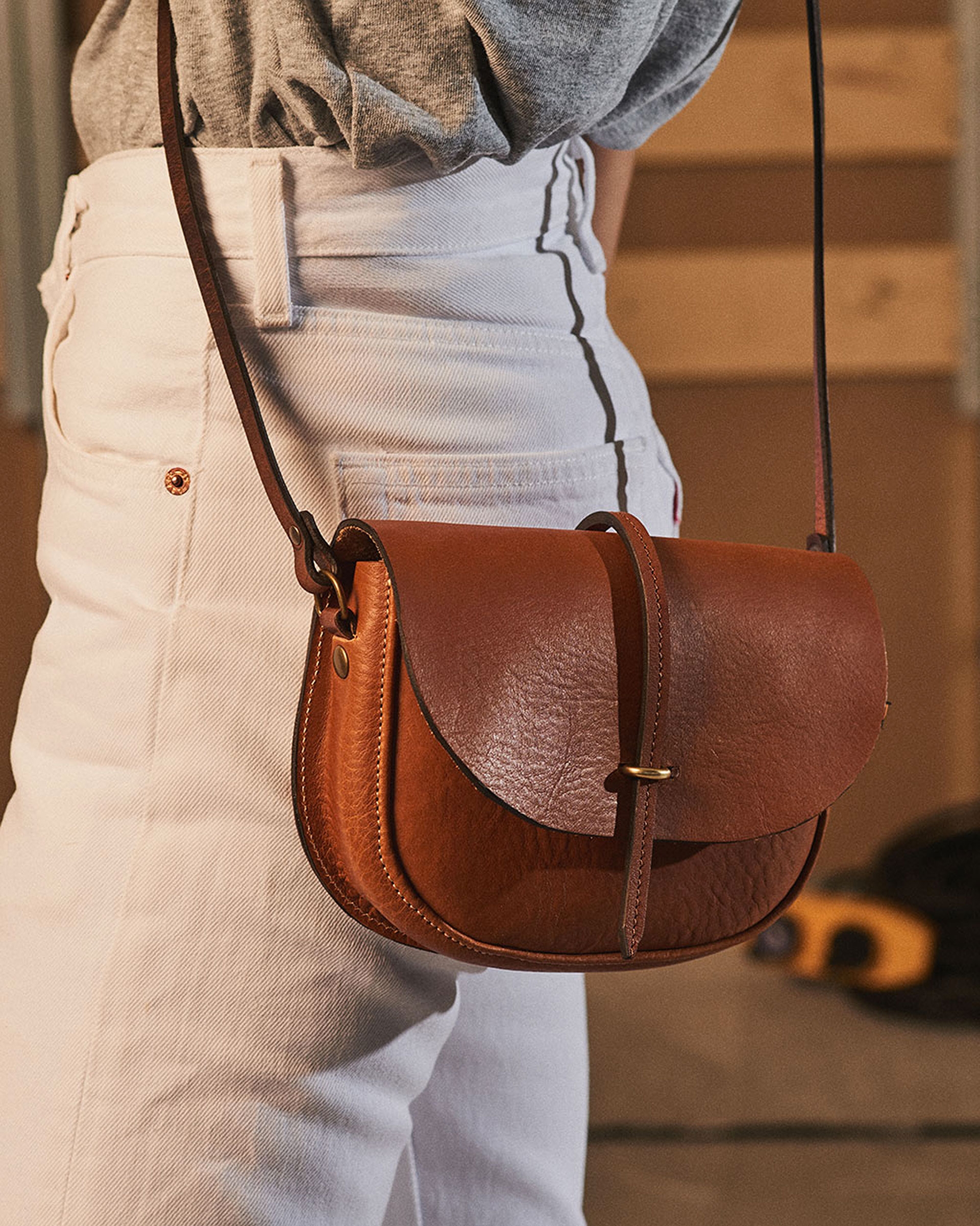 Mini sac postier Java - Orange (image n°5)