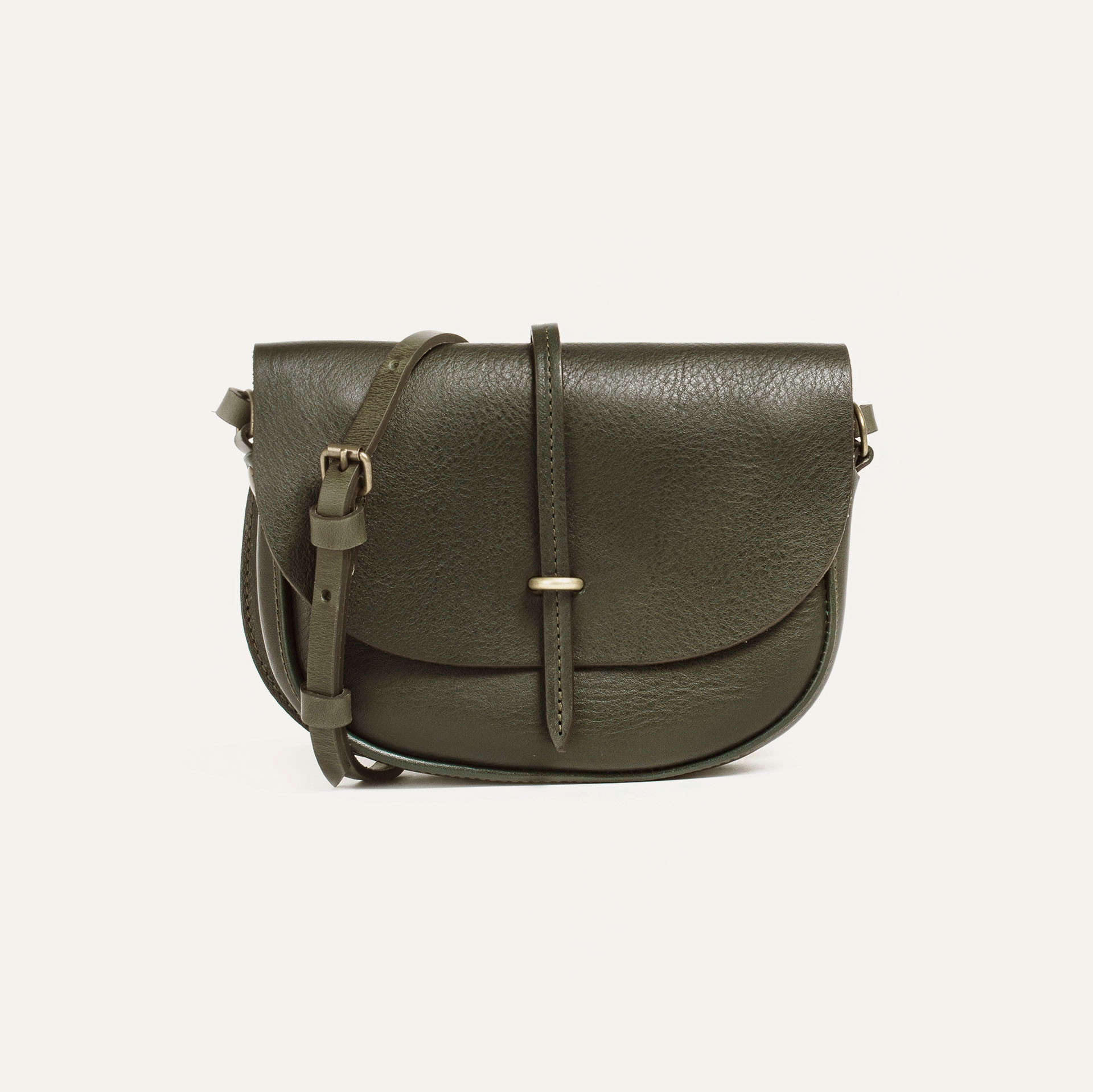 Java mini Postman bag - Khaki (image n°1)