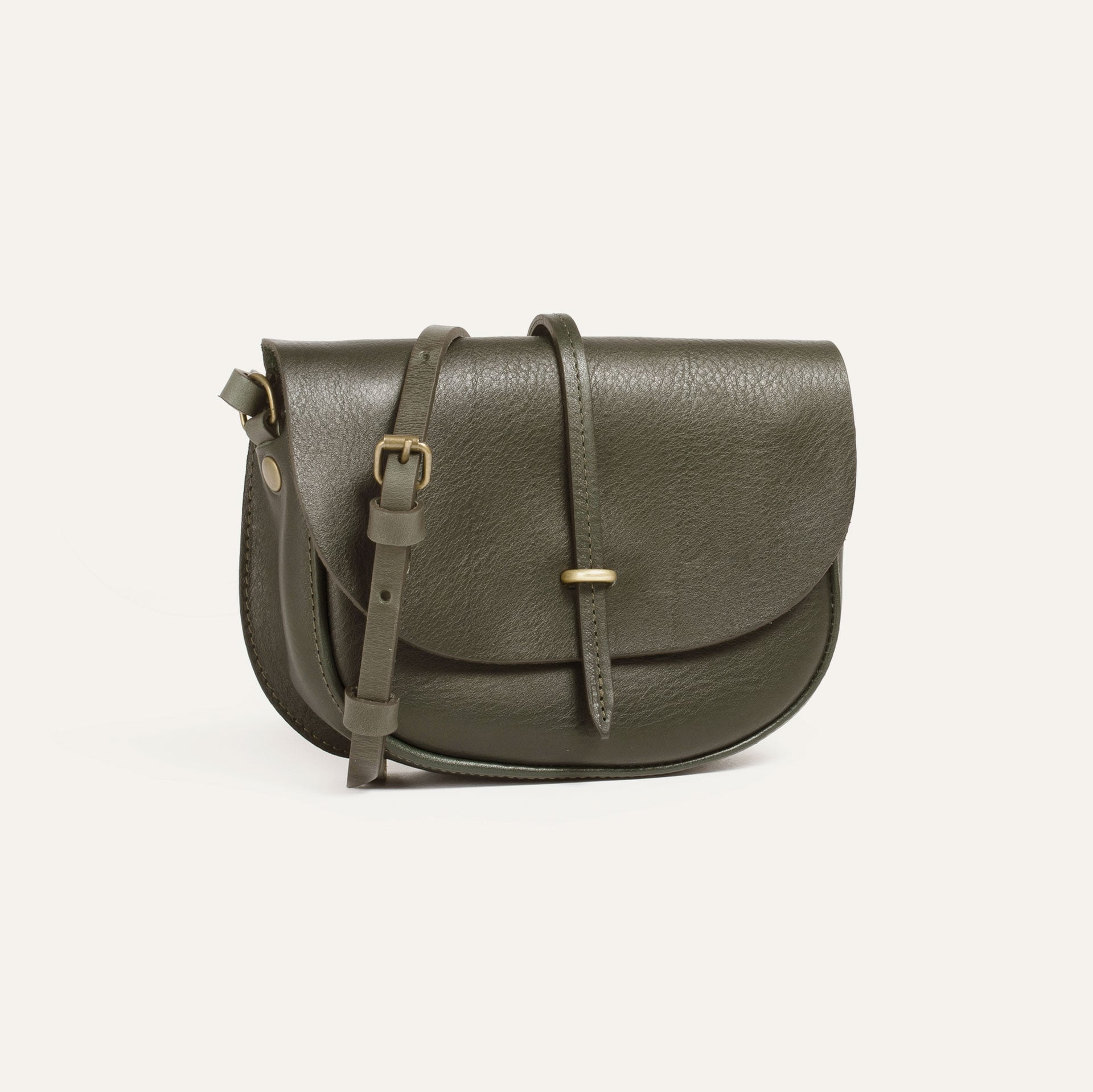 Java mini Postman bag - Khaki (image n°2)