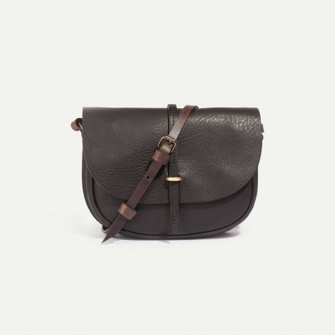 Java mini Postman bag - Coffee