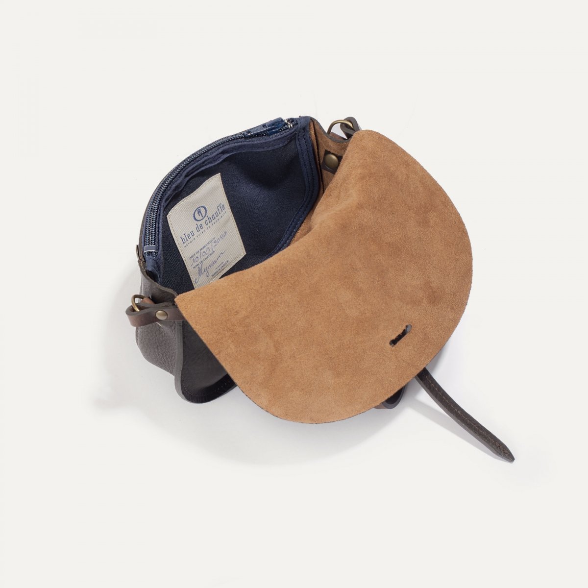 Java mini Postman bag - Coffee (image n°4)