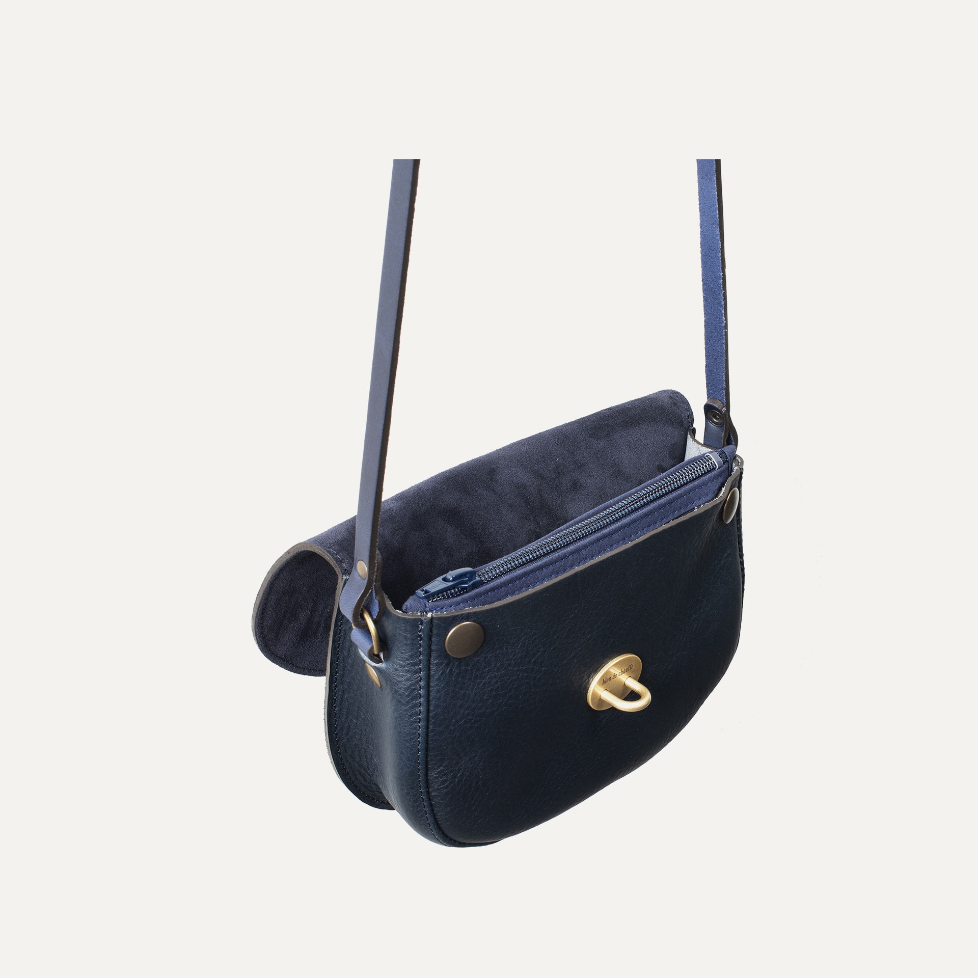 Java mini Postman bag - Navy Blue / Mix (image n°5)