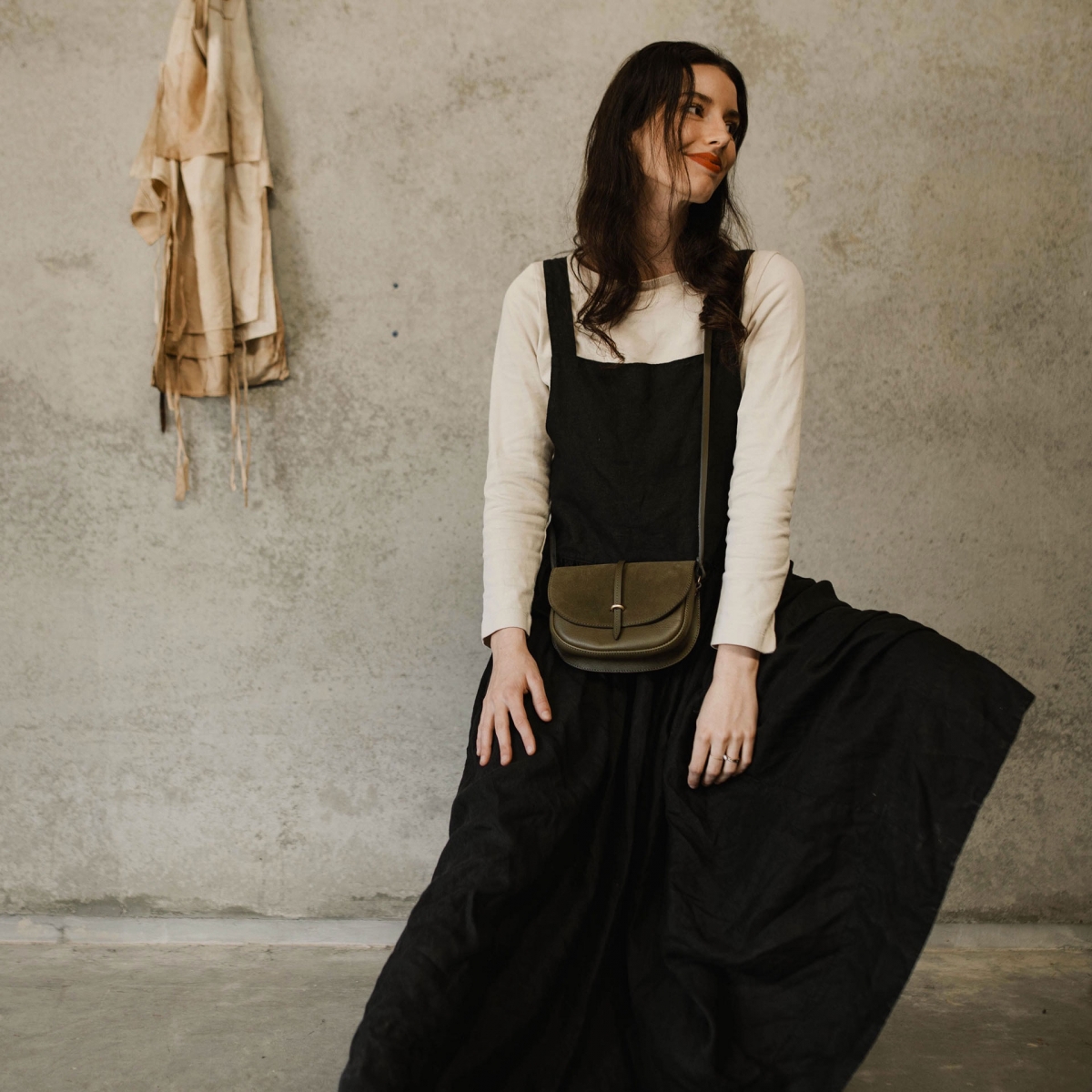 Java mini Postman bag - Navy Blue / Mix (image n°6)