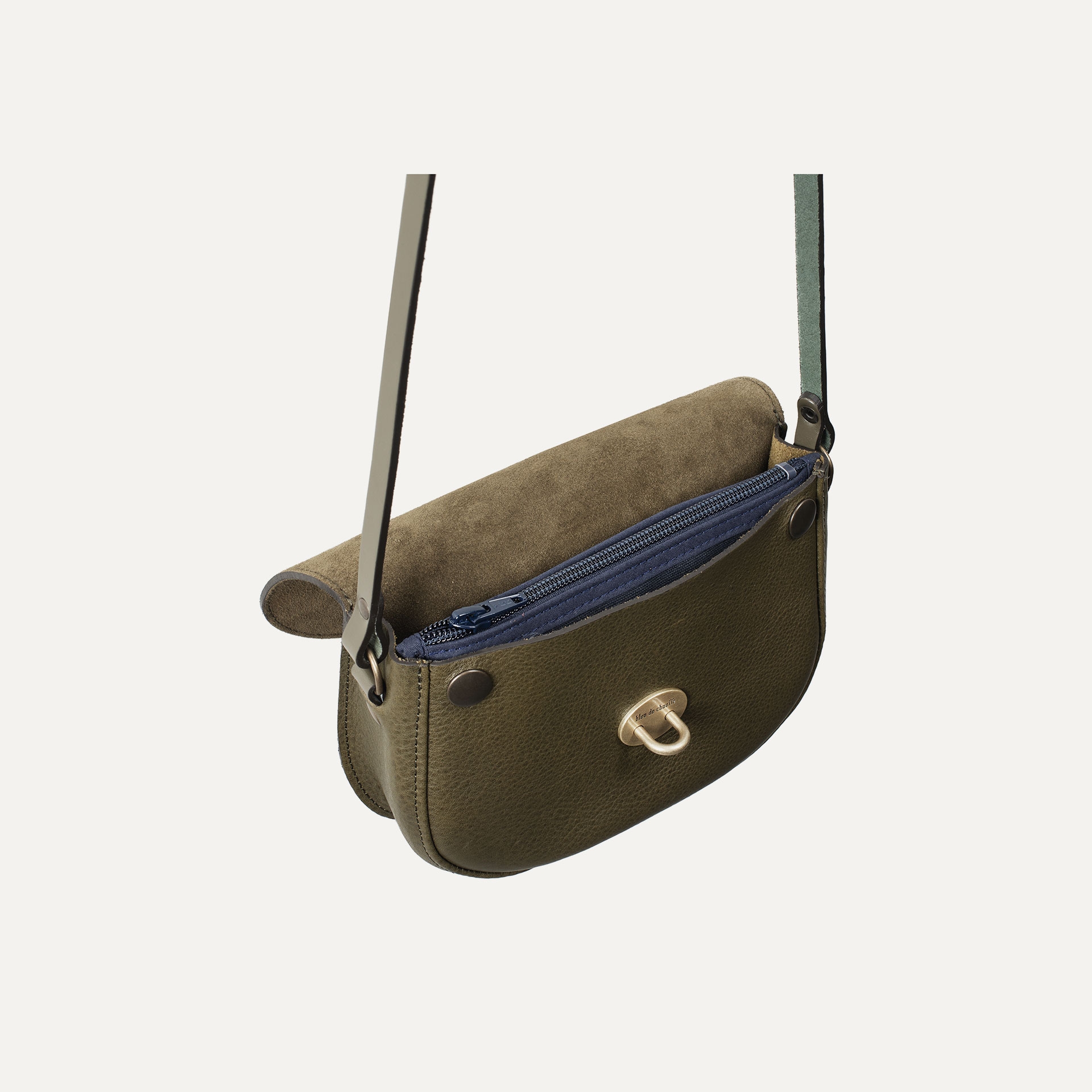 Mini sac postier Java - Kaki / Mix (image n°5)