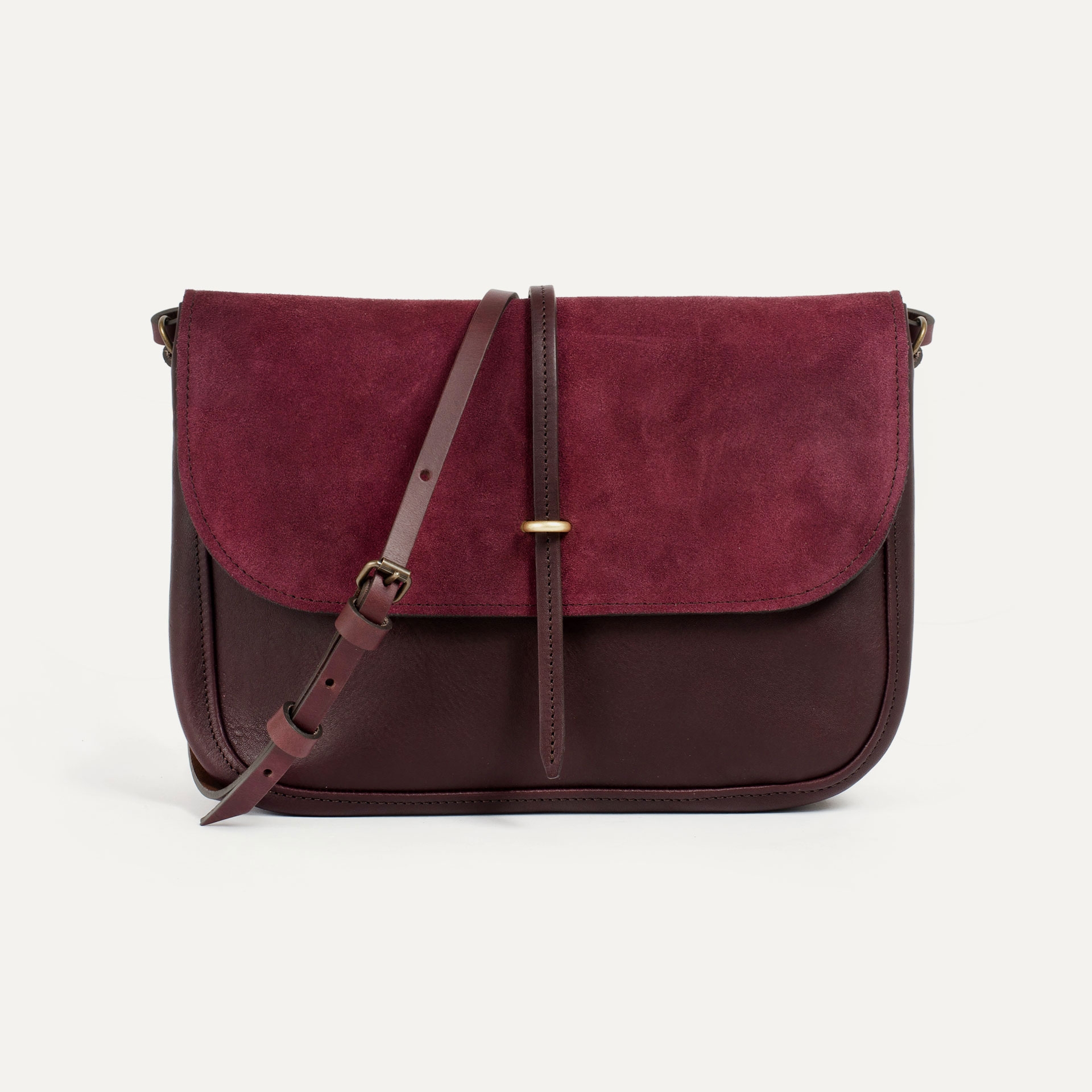 Sac postier Pastel - Bordeaux / Mix (image n°1)