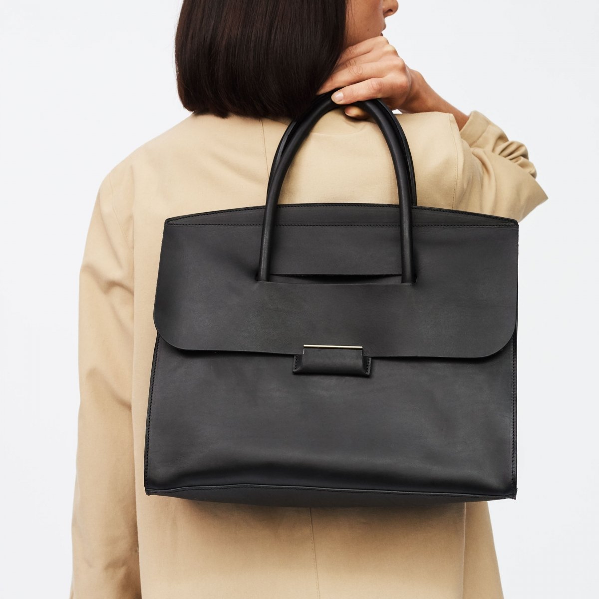 Origami L Tote - Black (image n°5)