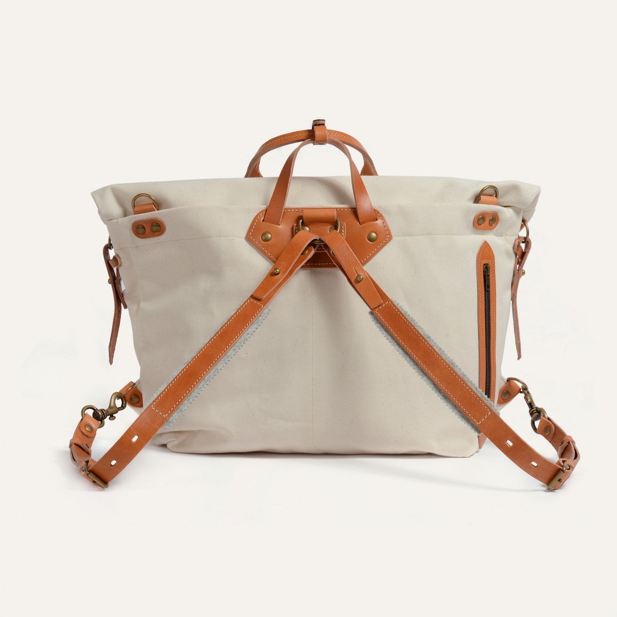 Sac à dos Woody L - Ecru (image n°3)