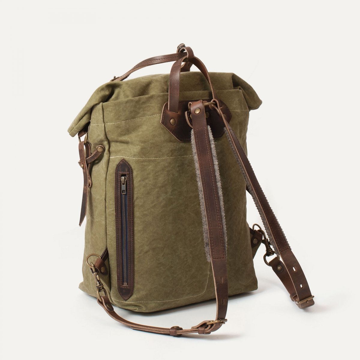 30L Woody backpack - Khaki stonewashed (image n°3)