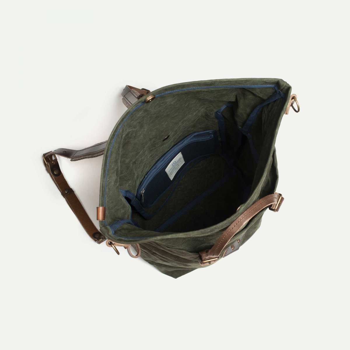 30L Woody backpack - Dark Khaki Stonewashed (image n°4)