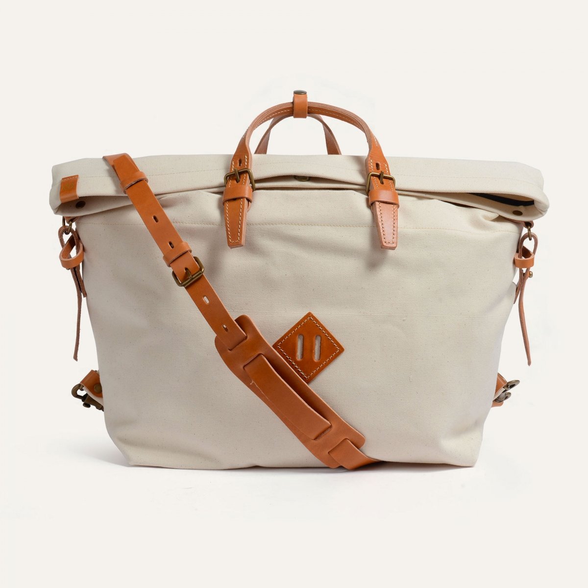 Sac à dos Woody L - Ecru (image n°1)