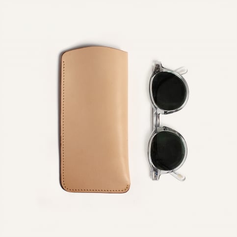 Binocle glasses case - Natural