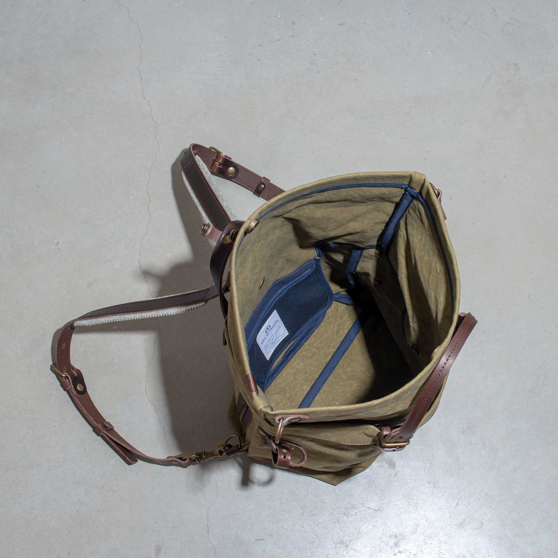 25L Woody backpack - Khaki US Stonewashed (image n°4)