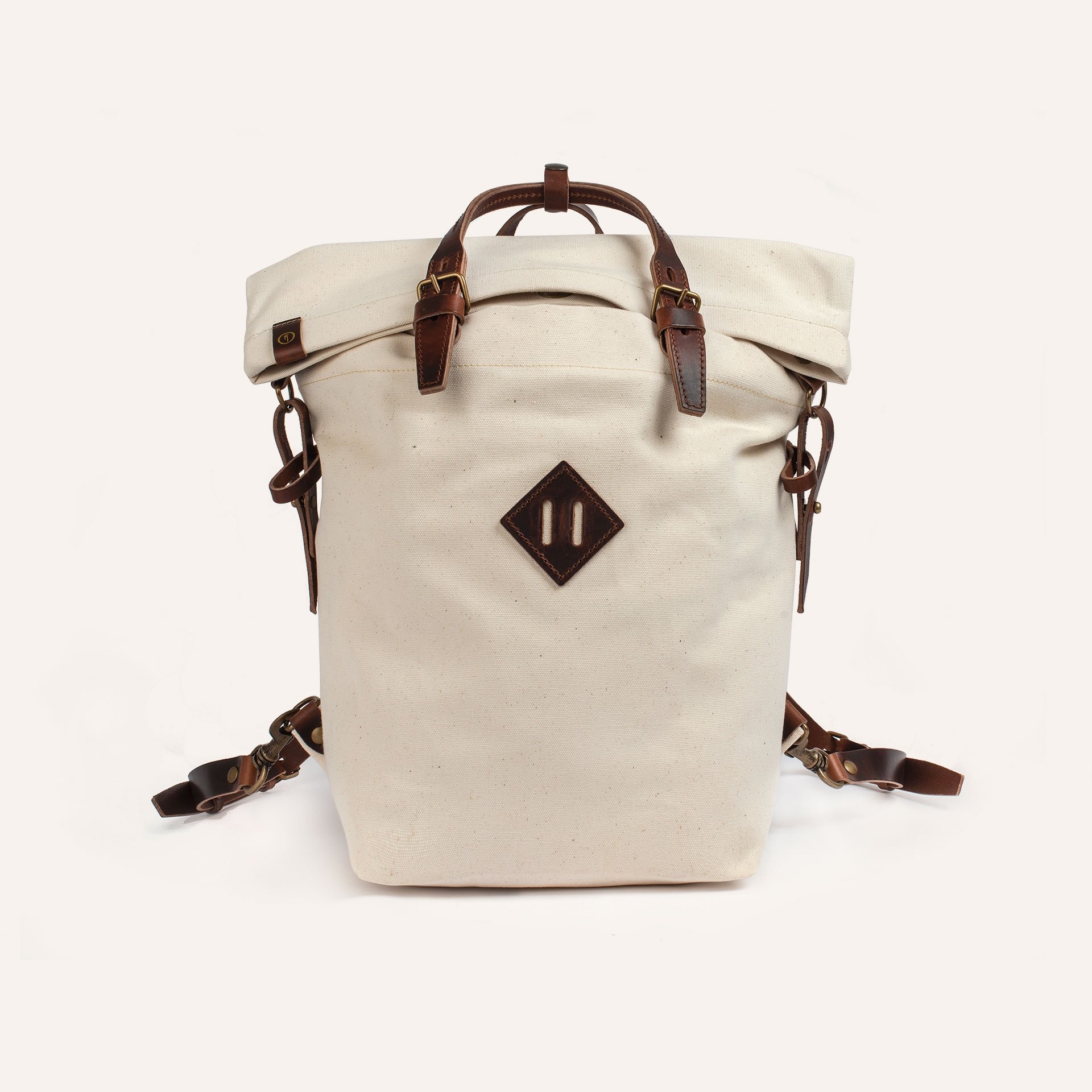 Sac à dos Woody S - Ecru (image n°1)