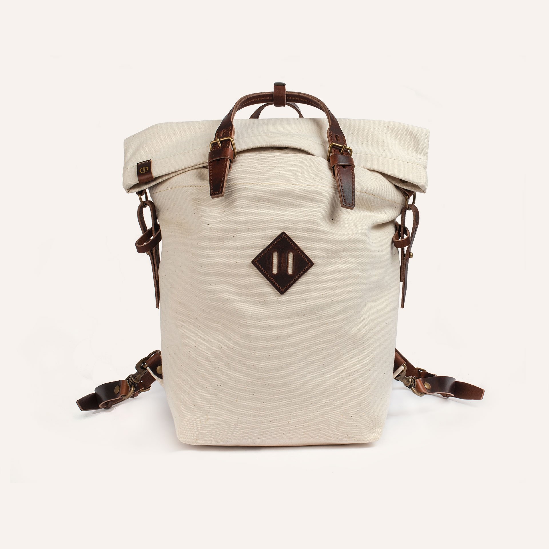 25L Woody backpack - Ecru (image n°1)