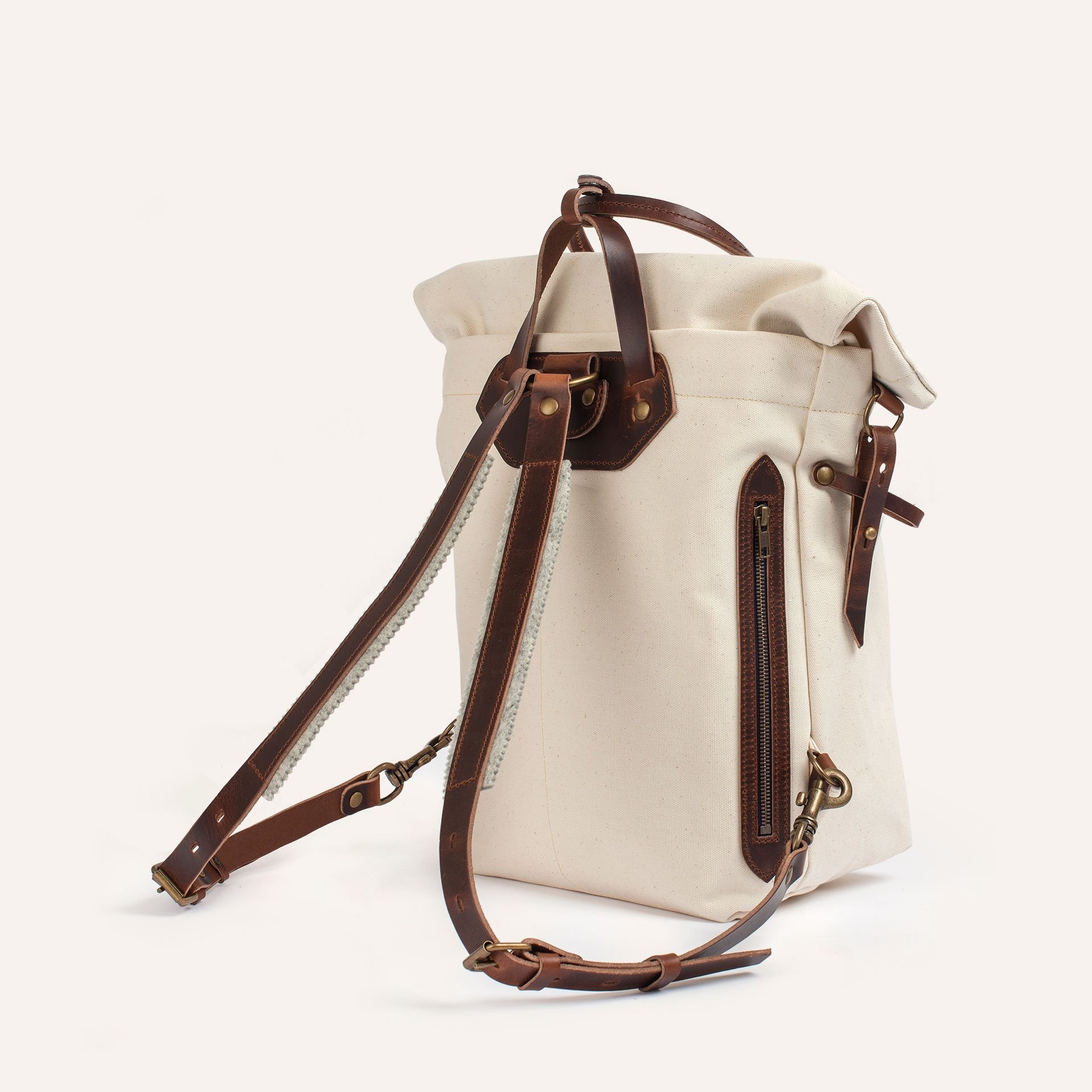 Sac à dos Woody S - Ecru (image n°3)