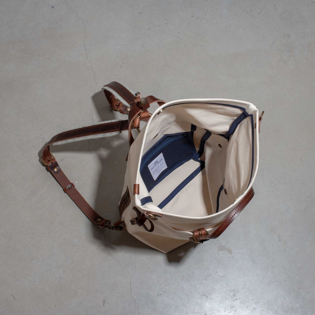 25L Woody backpack - Ecru (image n°4)