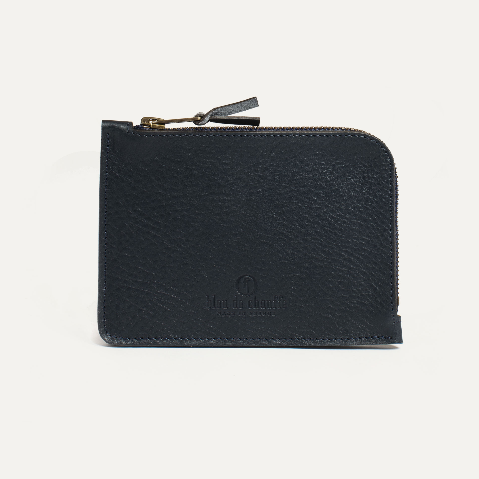 Daron zippered purse / XL - Navy Blue (image n°1)