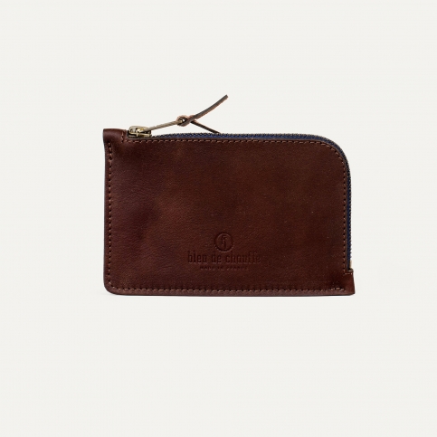 Pognon zipped purse - Peat