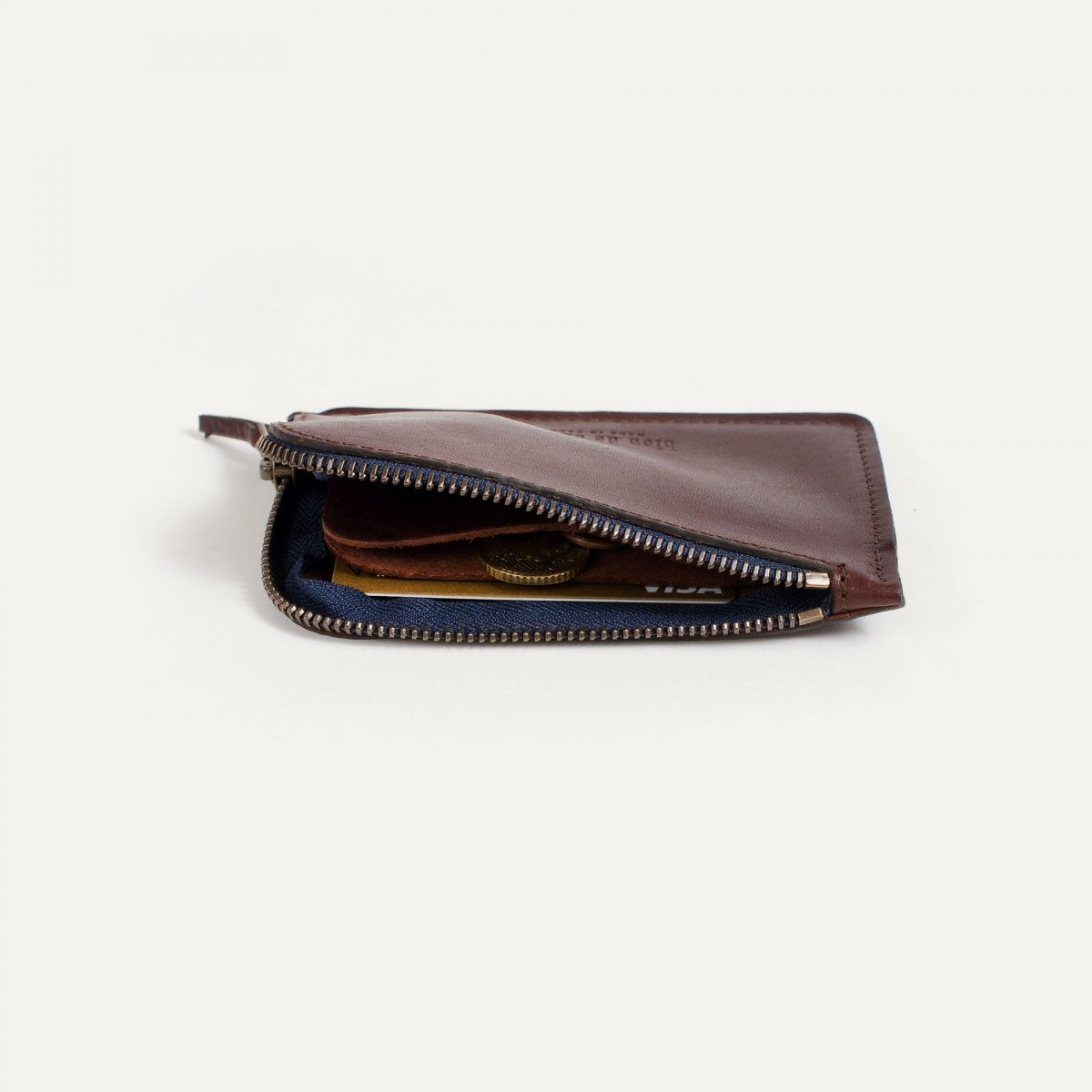 Pognon zippered purse  / L - Peat (image n°3)