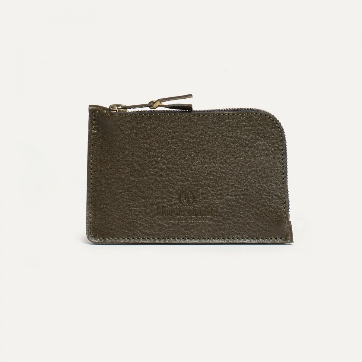 Pognon zippered purse  / L - Khaki (image n°1)