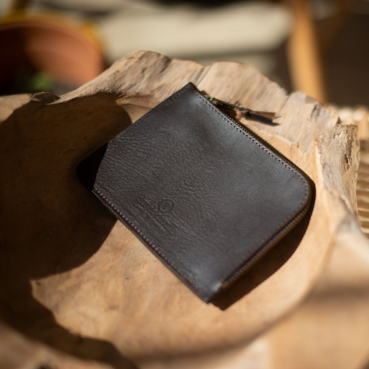 Daron zippered purse / XL - Dark Brown (image n°4)
