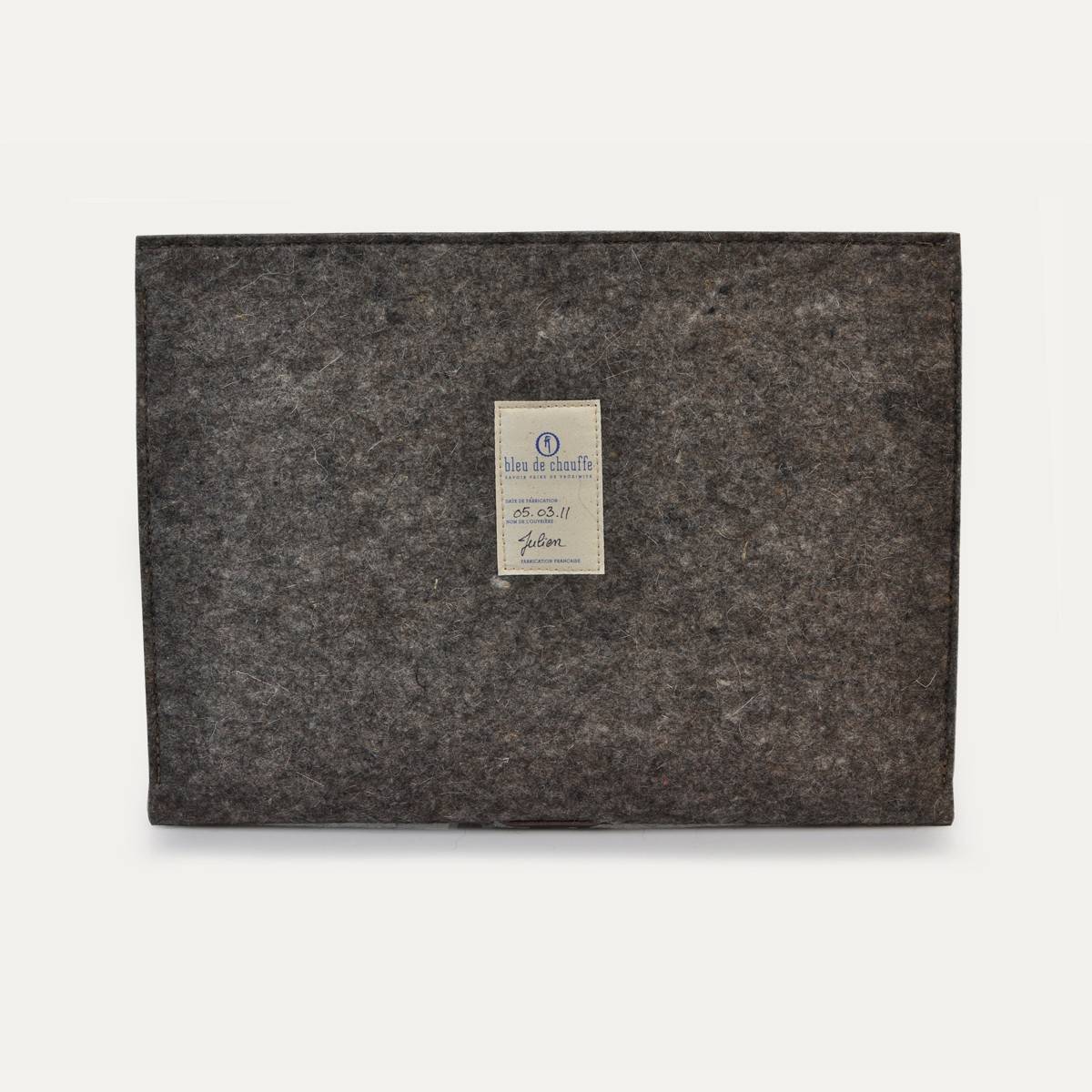 Notebook-Tasche Joseph 13 - Naturfilz (image n°3)
