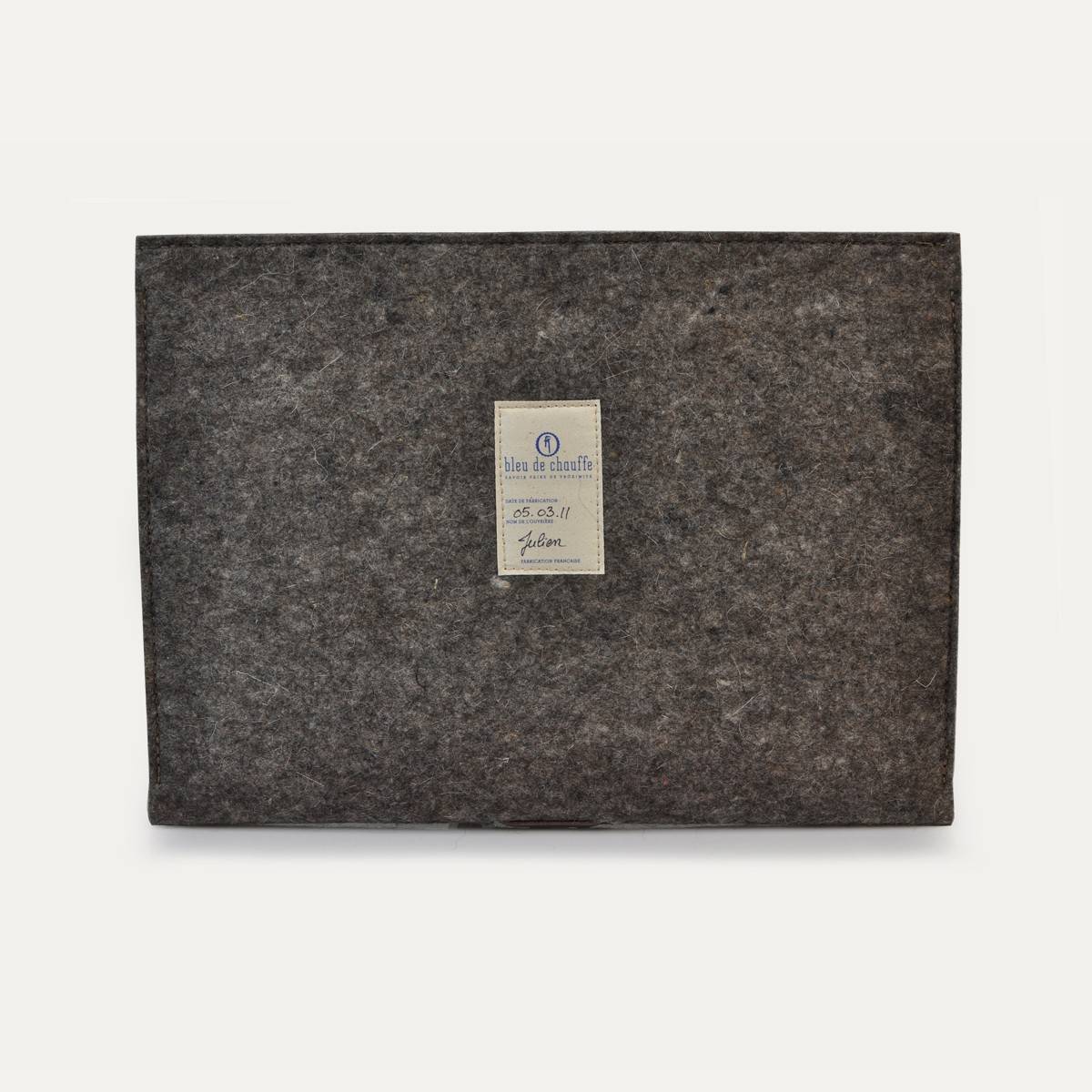 Notebook-Tasche Joseph 13 - Naturfilz (image n°3)