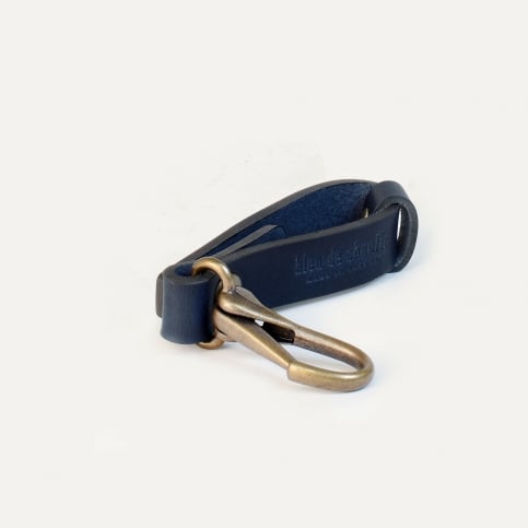 Porte clé Mousse - Bleu Marine