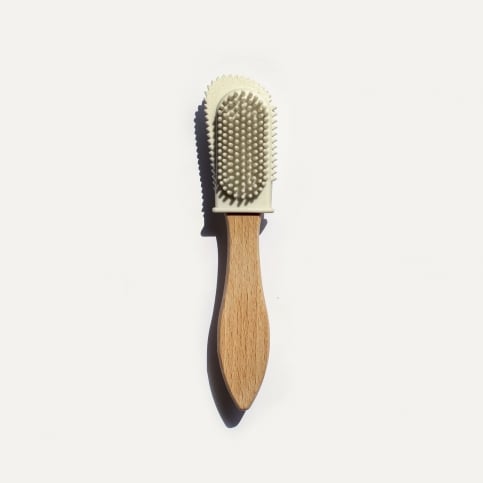 Brosse cuirs velours