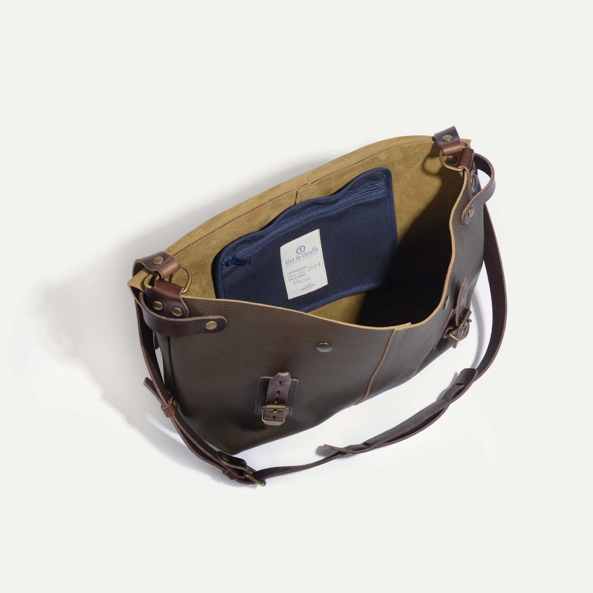 Lucien Satchel bag - Khaki (image n°4)