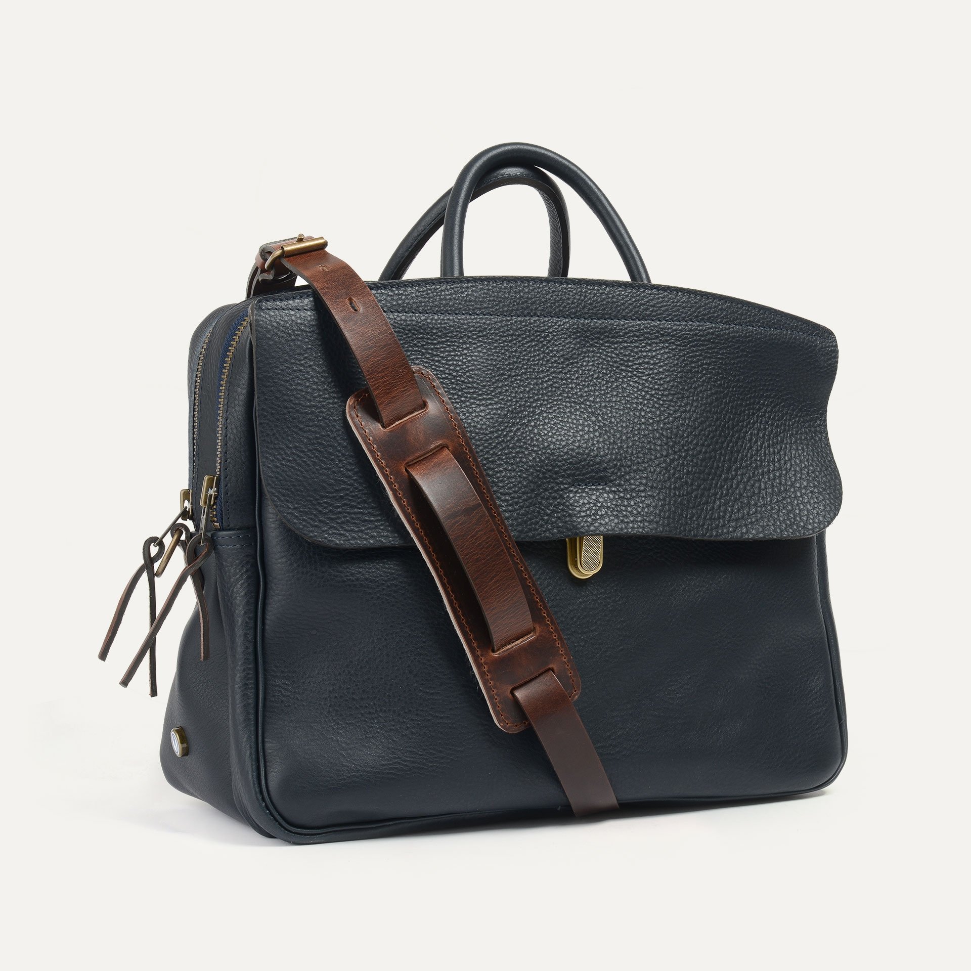 Sac business Zeppo - Bleu Marin / Ligne Epure (image n°2)