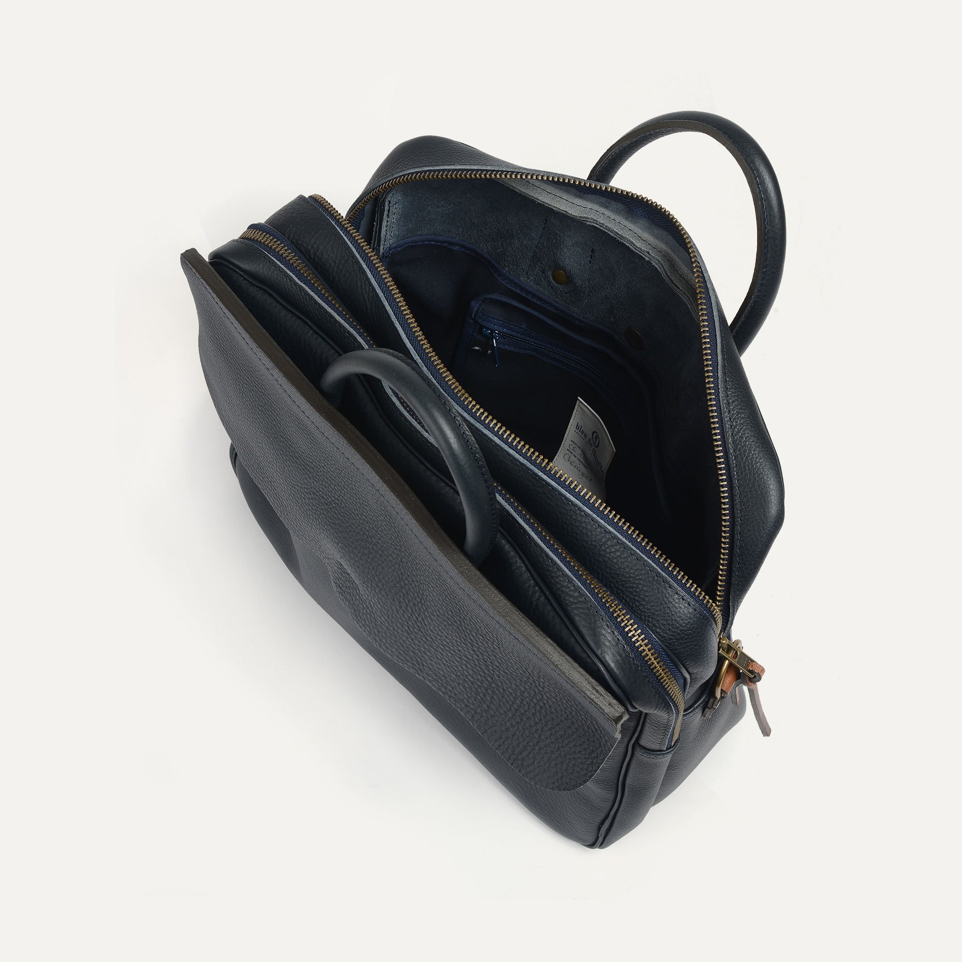 Sac business Zeppo - Bleu Marin / Ligne Epure (image n°6)