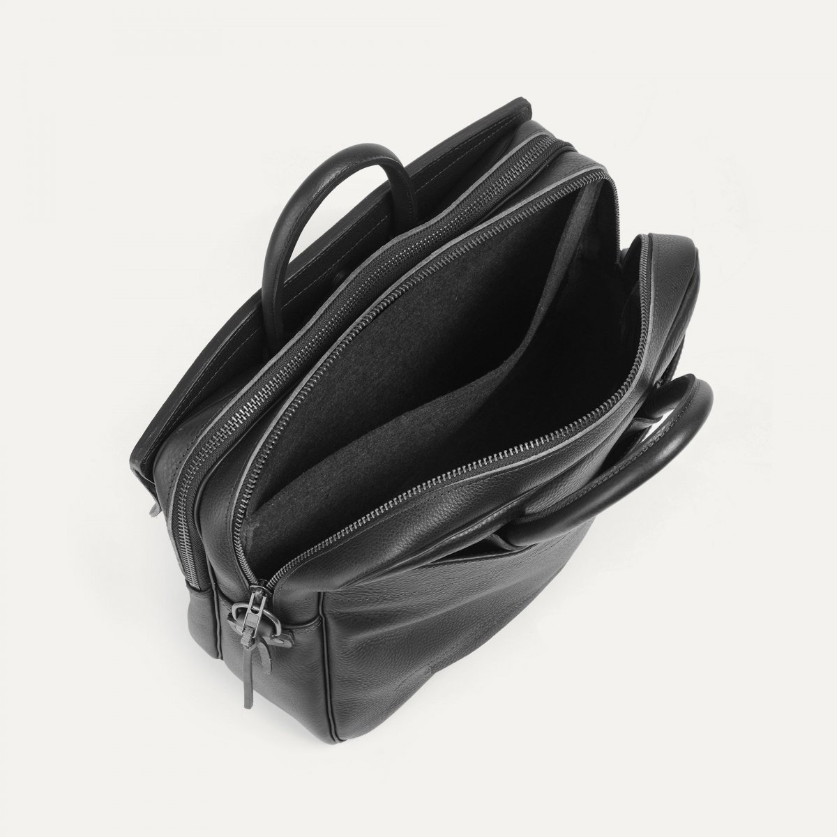 Businesstasche Zeppo - Dunkelbraun / Linie Epure (image n°3)