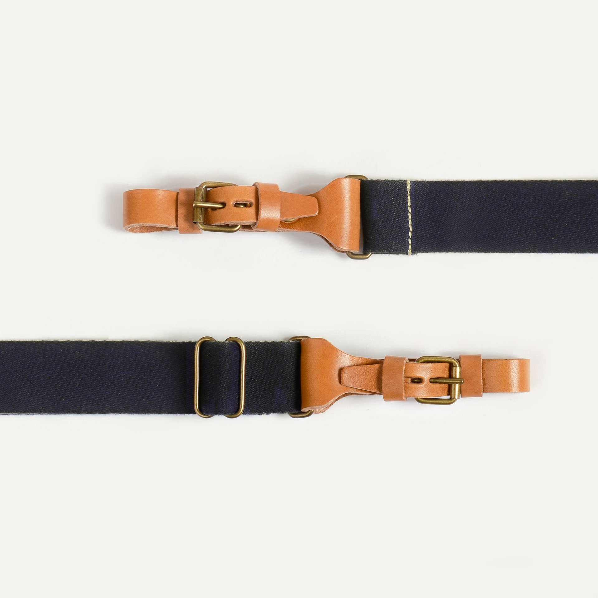 Musette STRIPE shoulder strap - Marine Blue (image n°2)