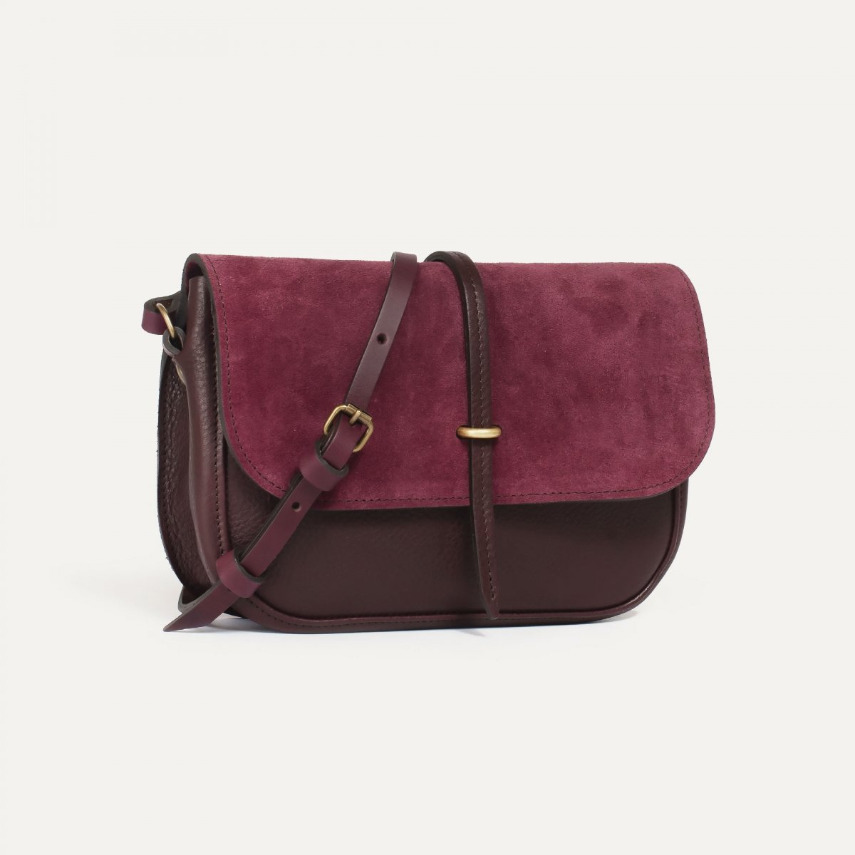 Sac postier Pastis - Bordeaux / Mix (image n°2)