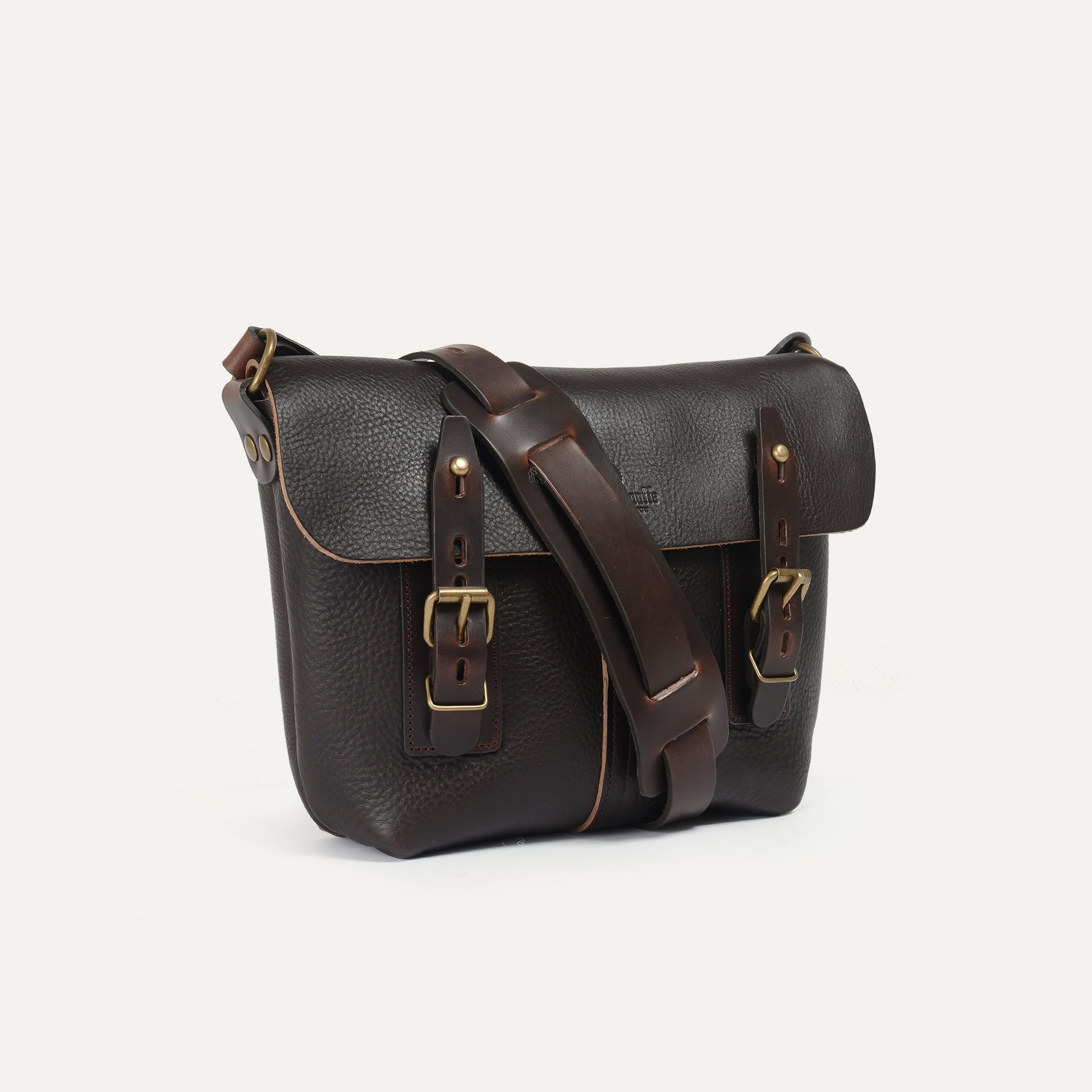 Sac besace Louis - Marron Brun (image n°2)