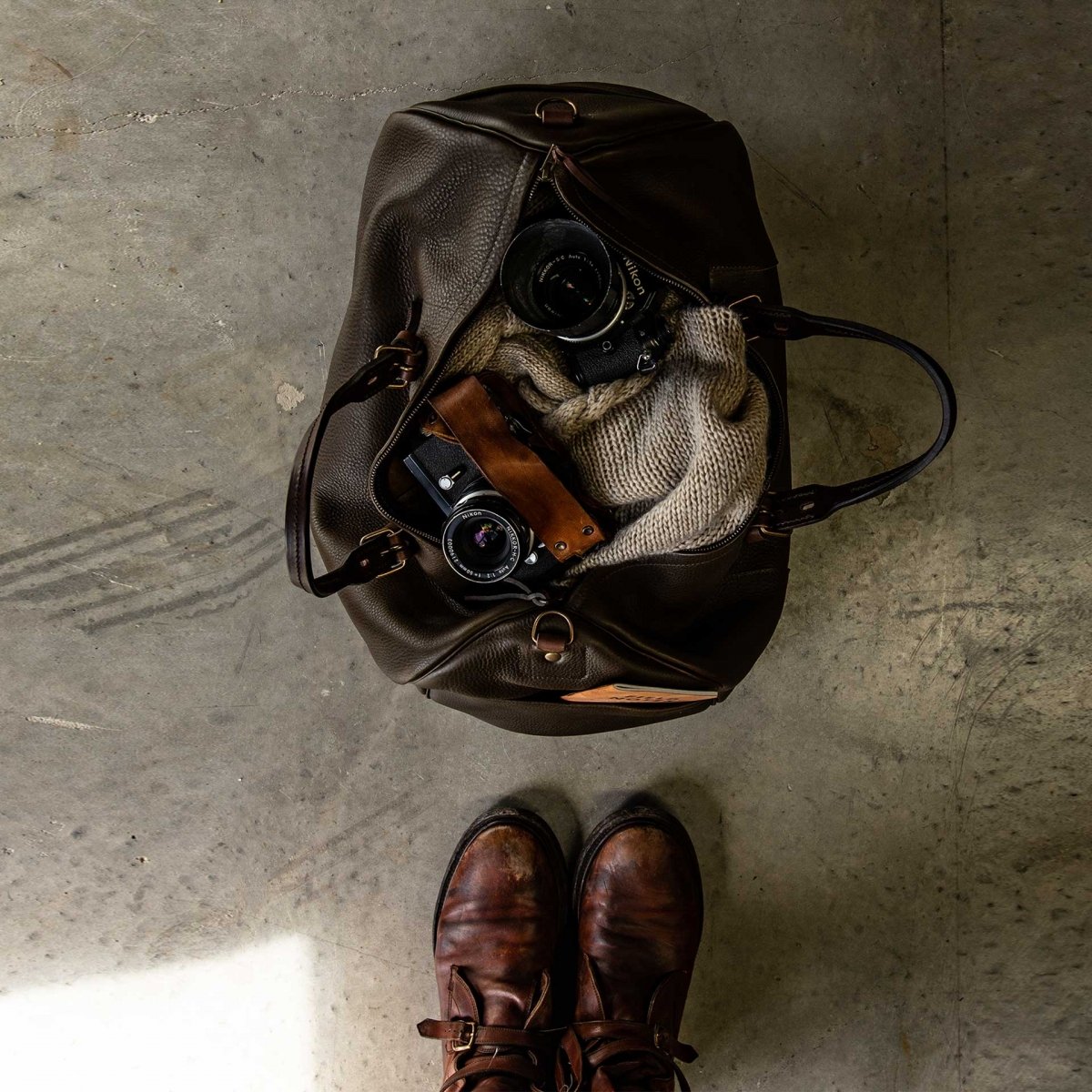 Hobo Travel bag - Dark Brown (image n°6)