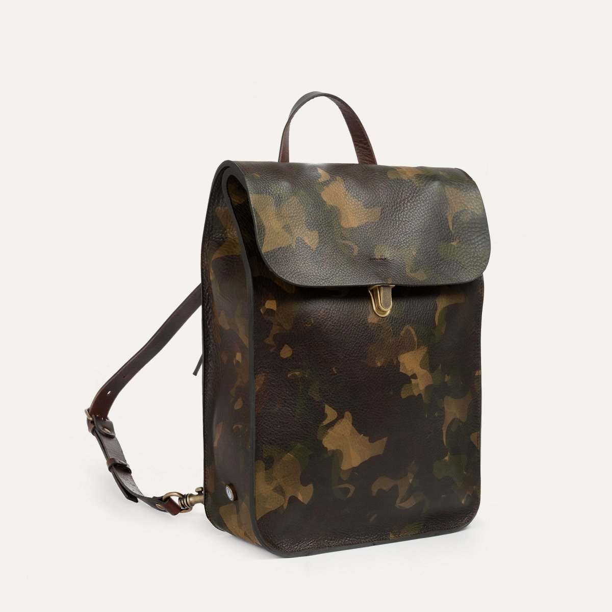 Puncho leather backpack - Camo (image n°2)