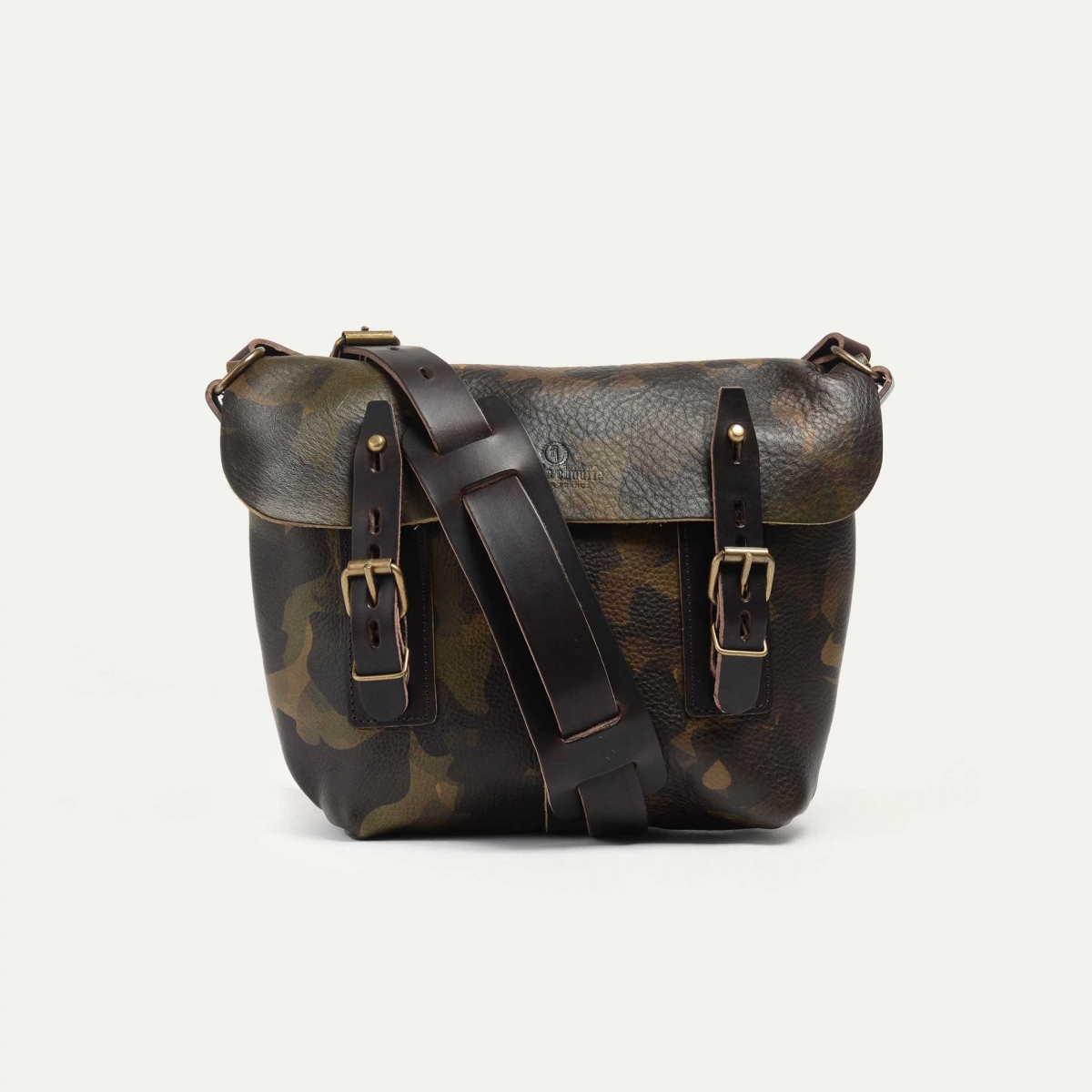 Louis Satchel bag - Camo - Men's messenger bag - Made in France