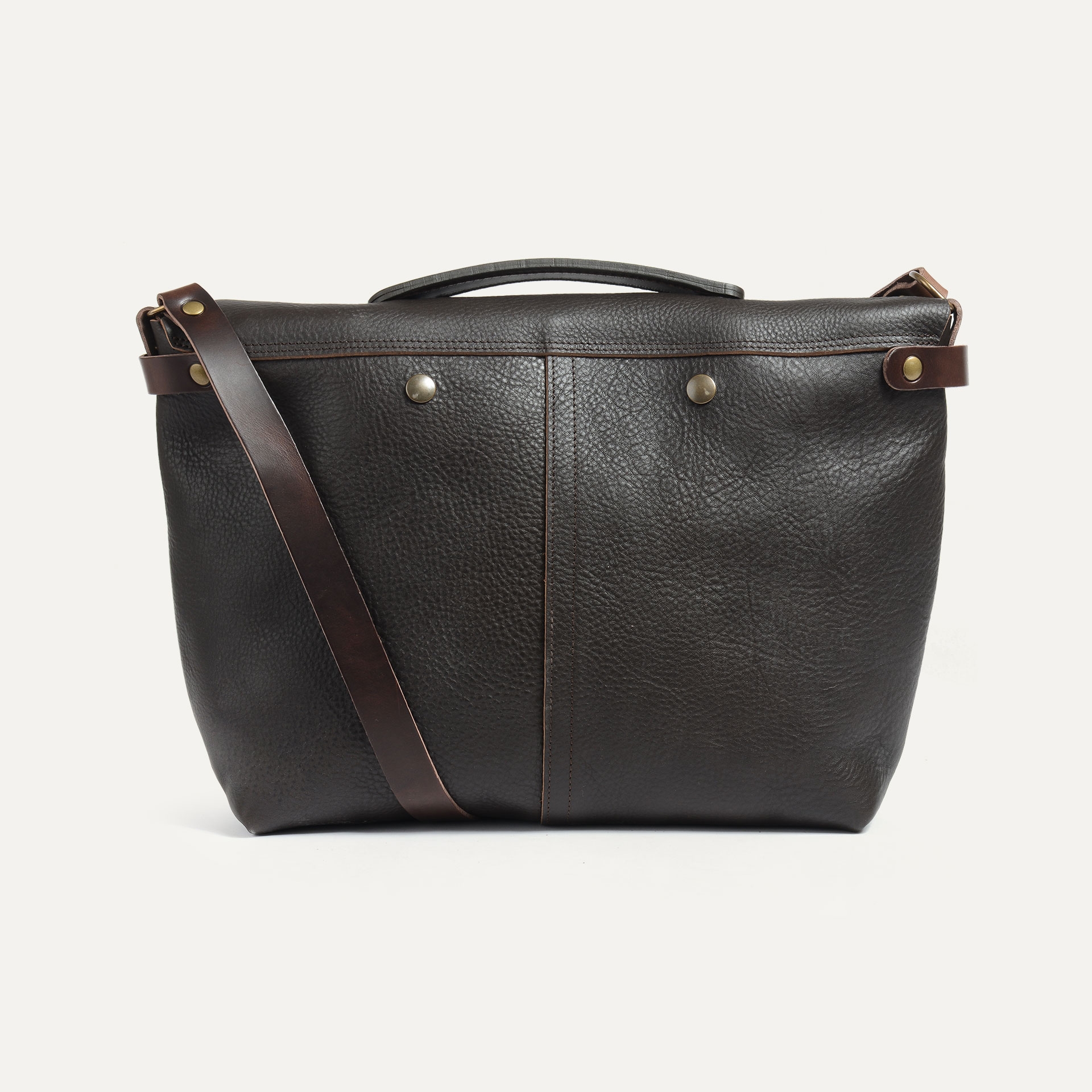 Sac besace Lucien - Marron Brun (image n°3)