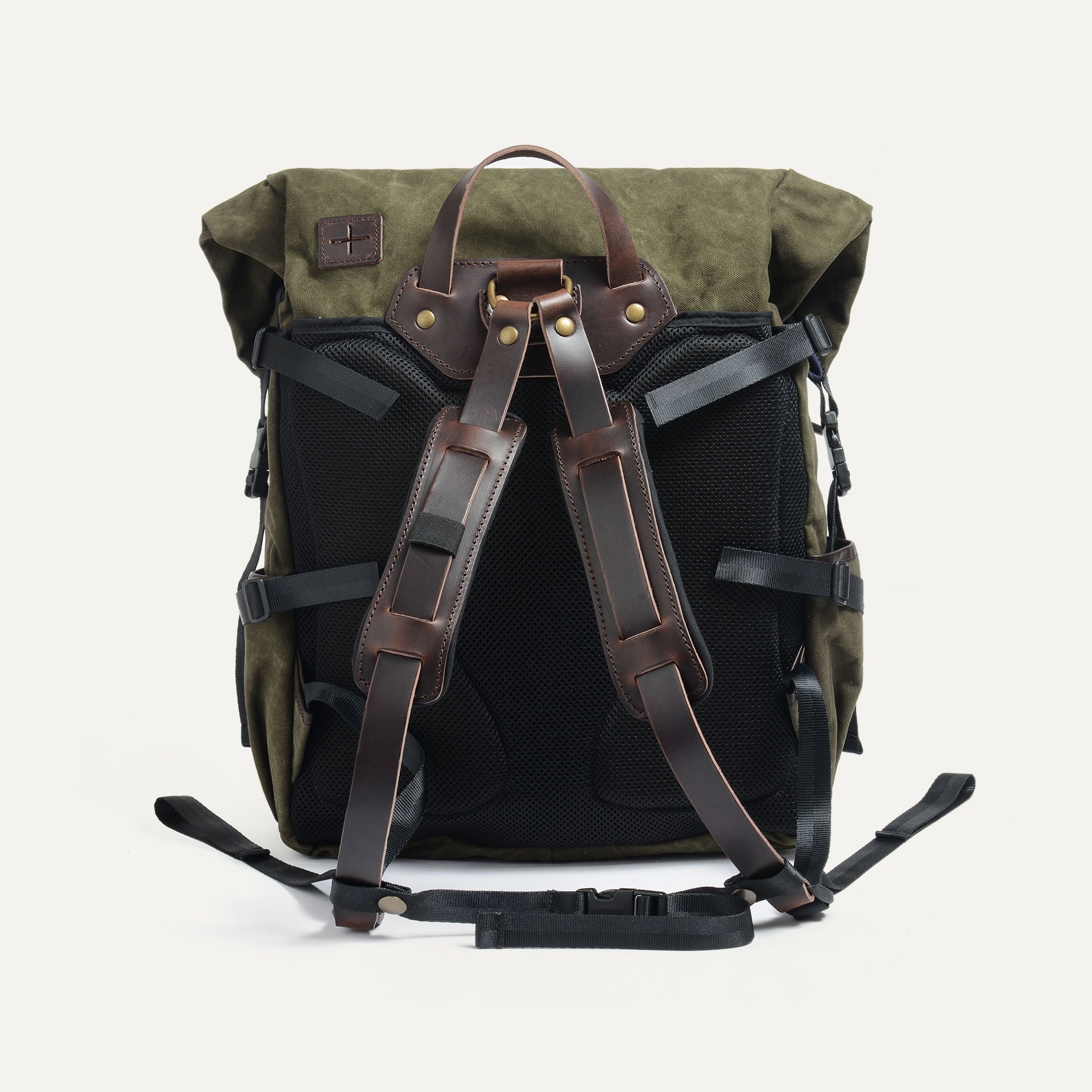 20L Basile Backpack - Dark khaki stonewashed (image n°3)