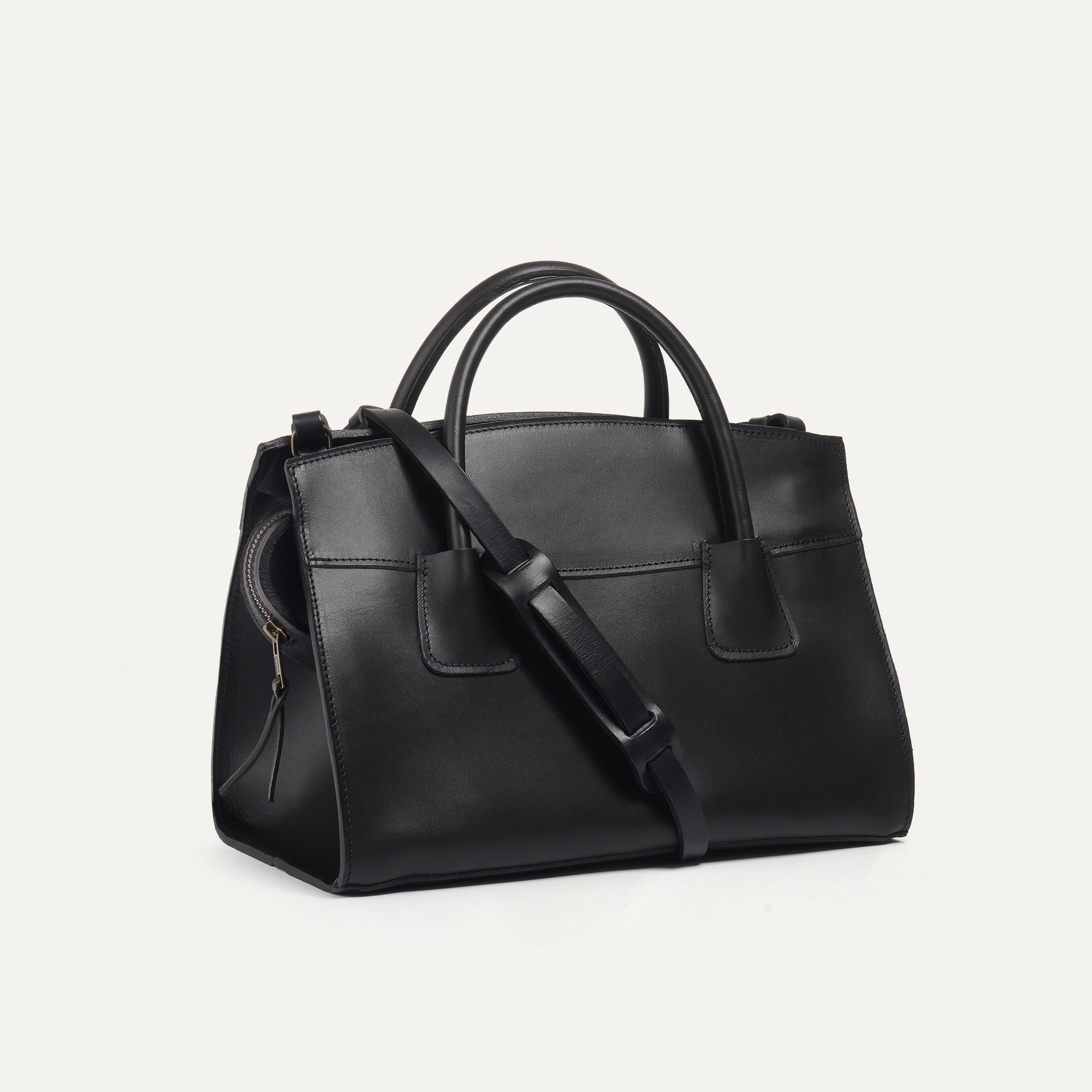 Origami M Zipped Tote - Black (image n°3)