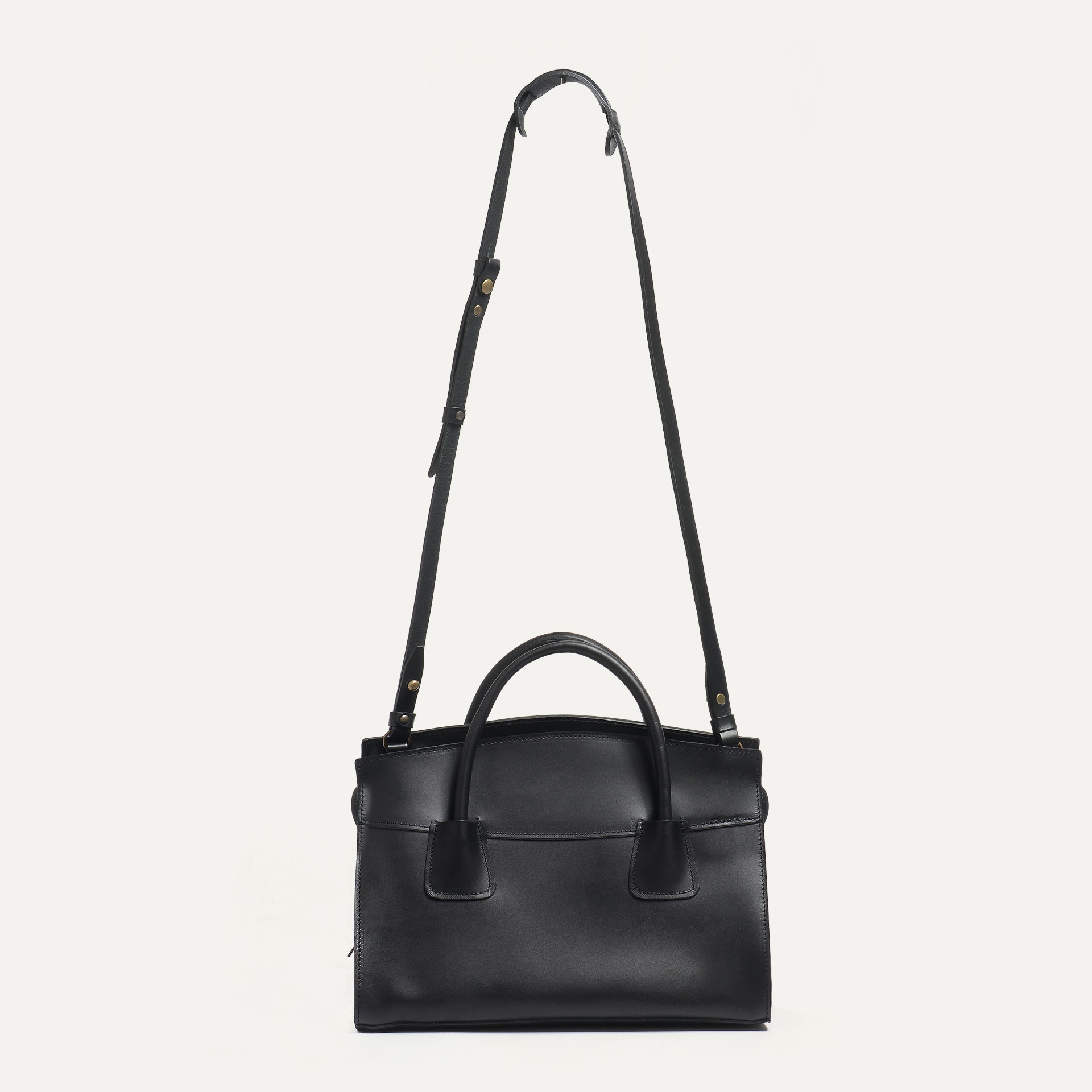 Origami M Zipped Tote - Black (image n°2)