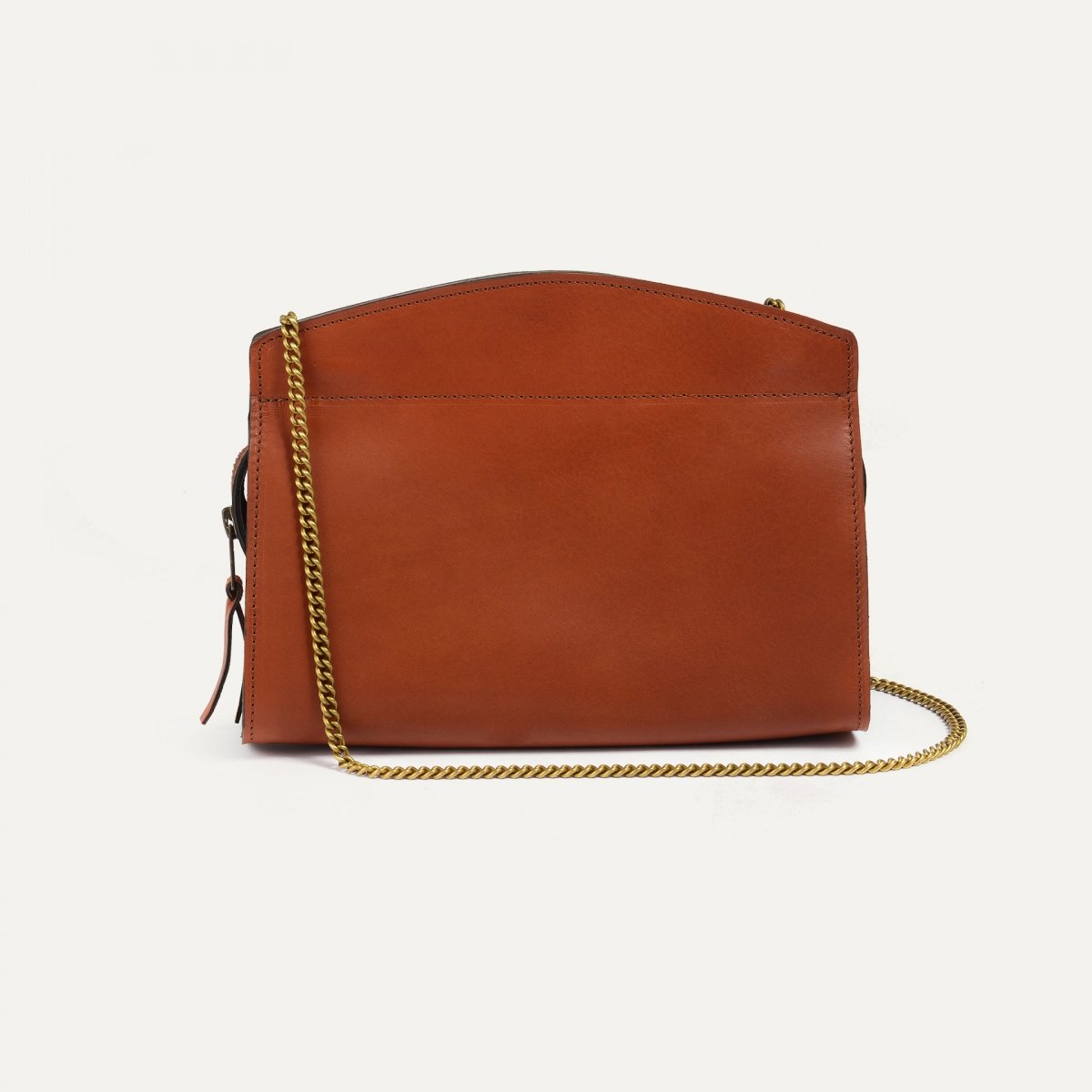 Origami S Zipped clutch bag -Rust (image n°4)