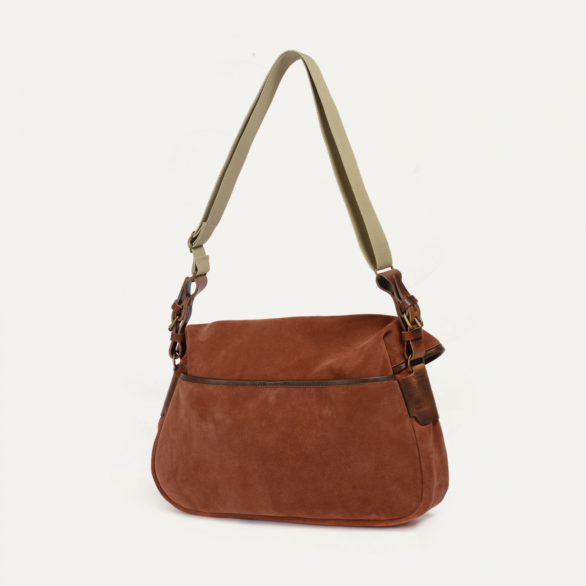 Musette du Pêcheur S / Cuir Velours - Jasper (image n°3)
