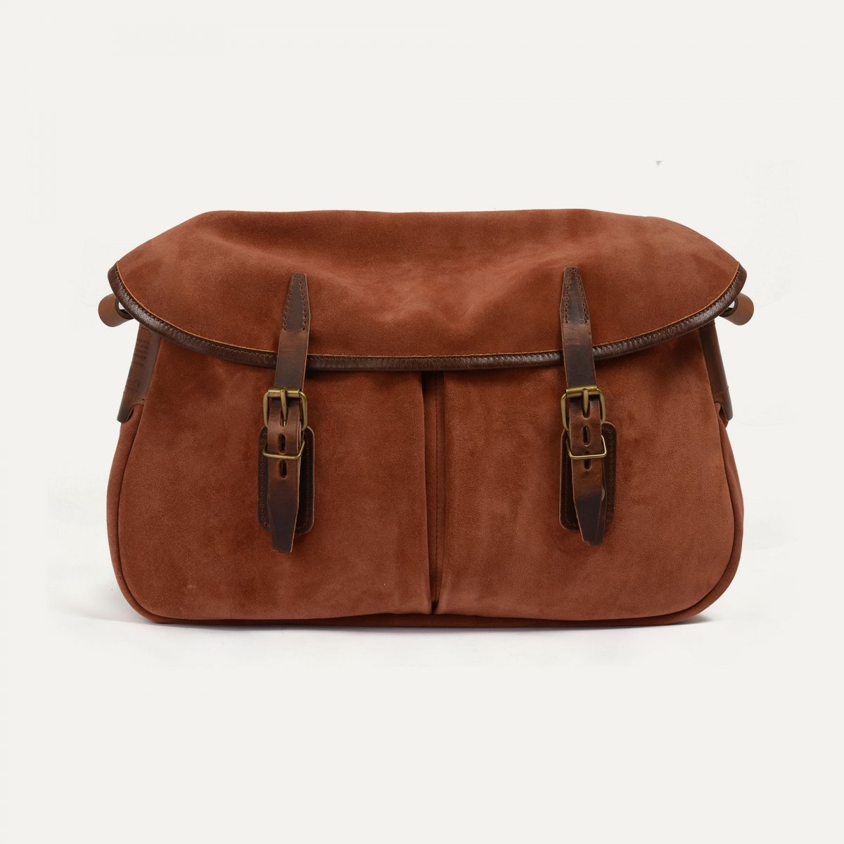 Musette du Pêcheur M  / Cuir Velours - Jasper (image n°1)