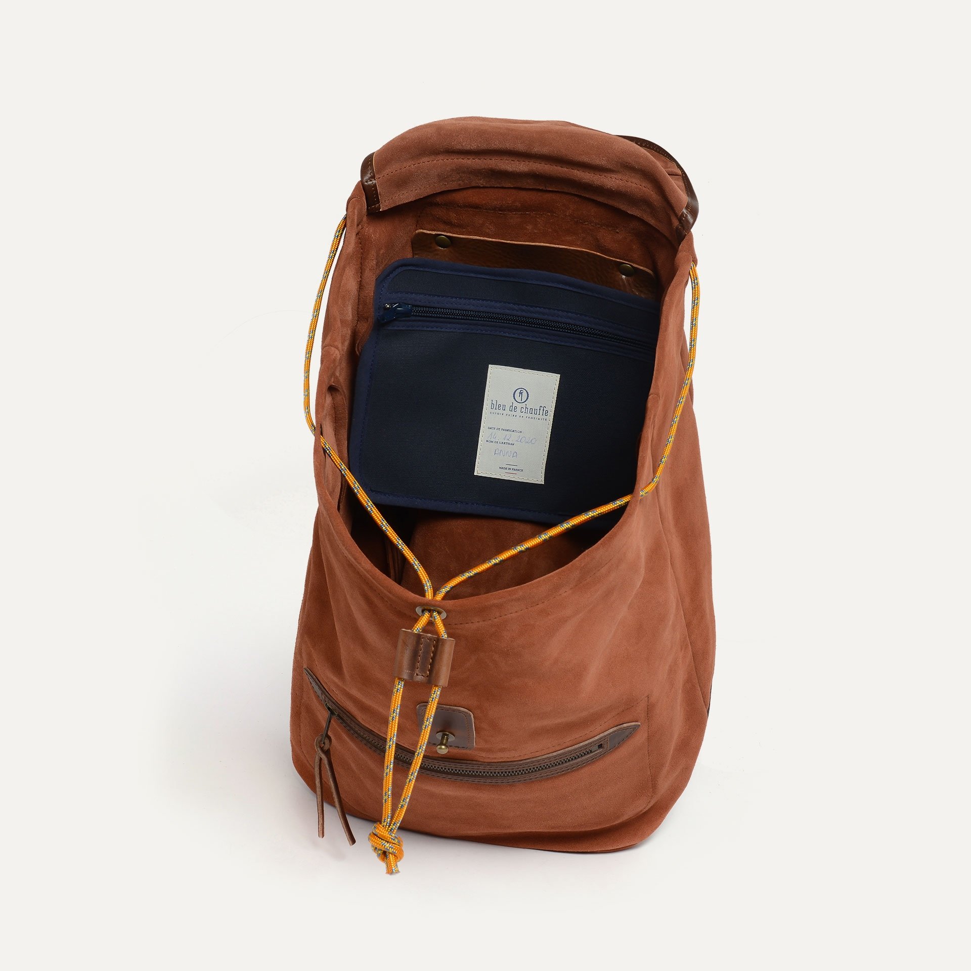 Camp backpack / Suede - Rust (image n°4)